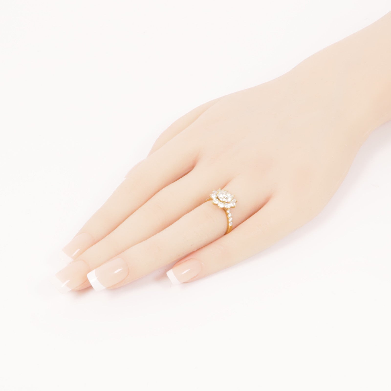 JEWELRY 18K黃金/鑽石Diamond Ring戒指US#6