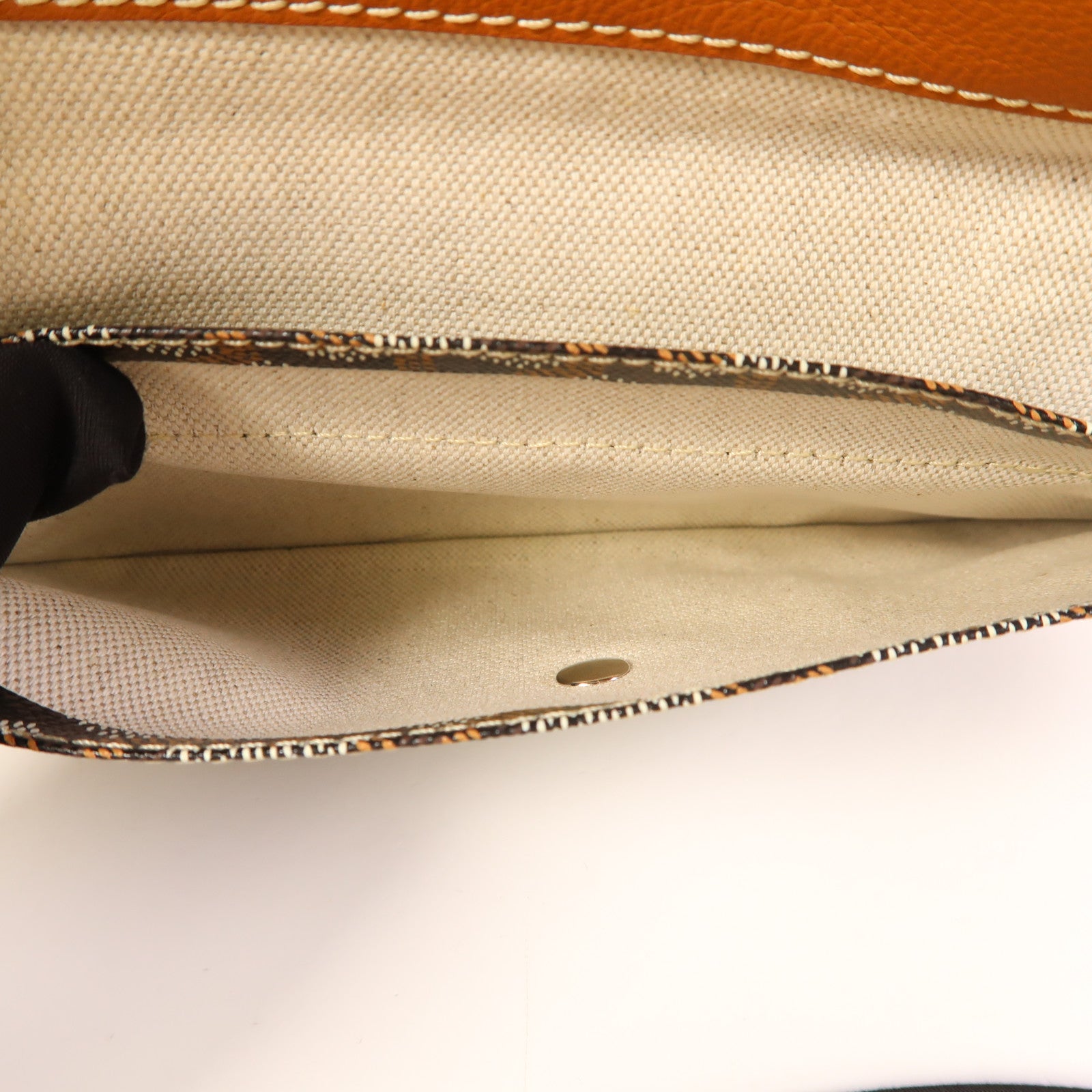 GOYARD 【激減優惠】塗層帆布Saint Louis PM銀扣手挽袋