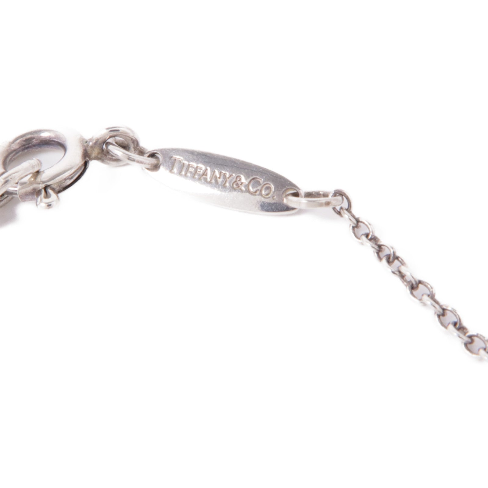TIFFANY＆CO 925純銀Bean Necklace項鍊