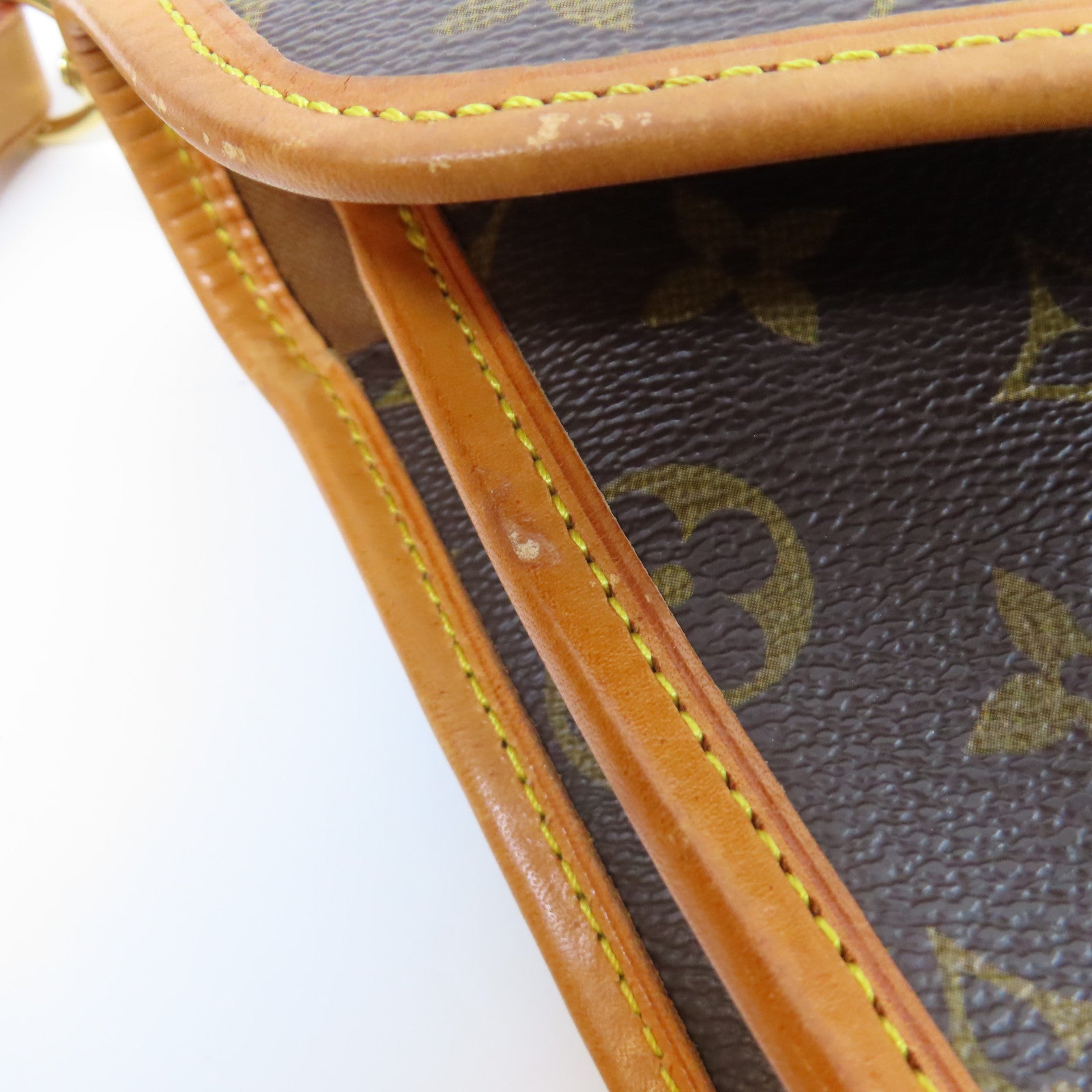 LOUIS VUITTON Monogram Bel Air金扣手挽肩背兩用袋啡色