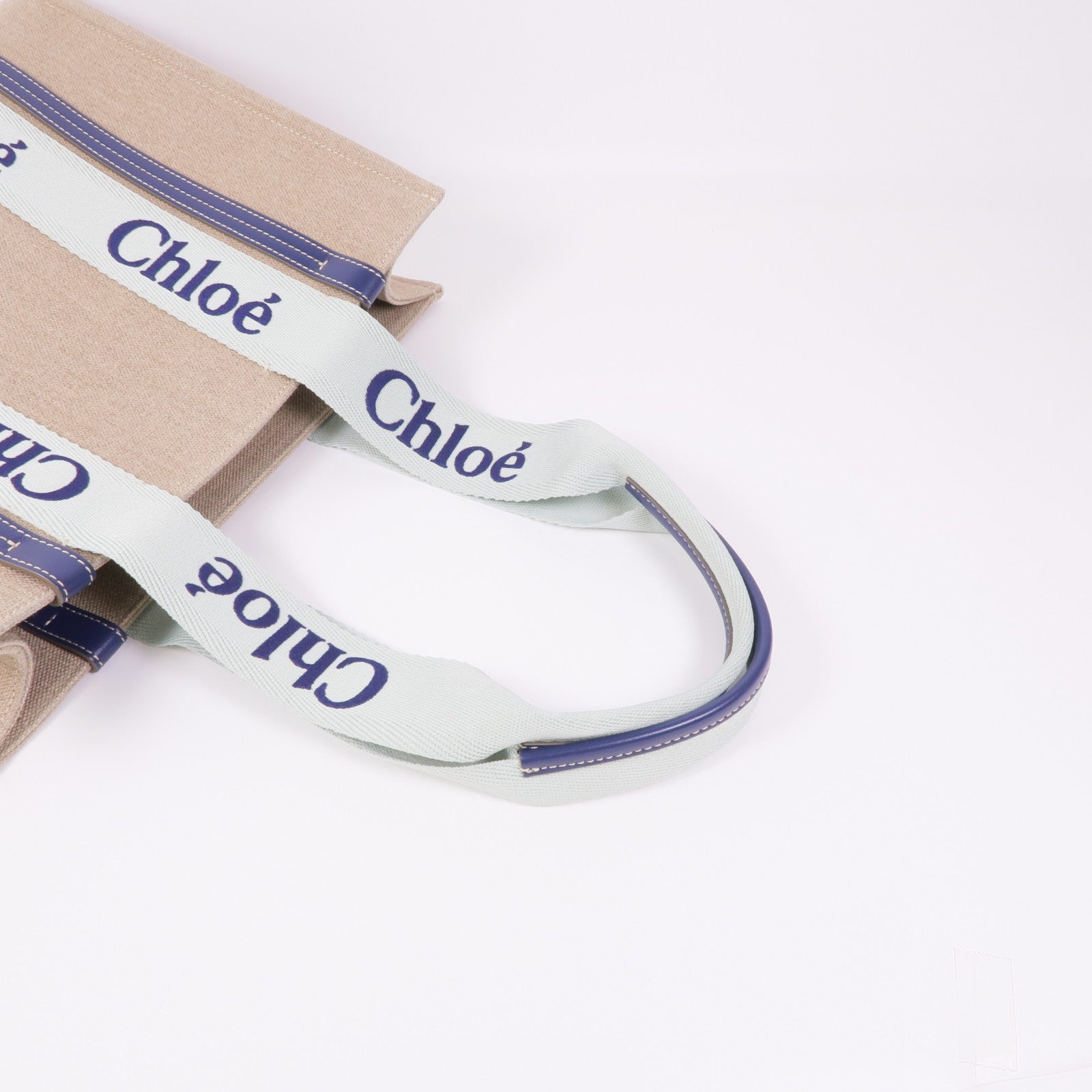 Chloe 帆布Woody Tote Bag Medium肩背袋/手挽袋