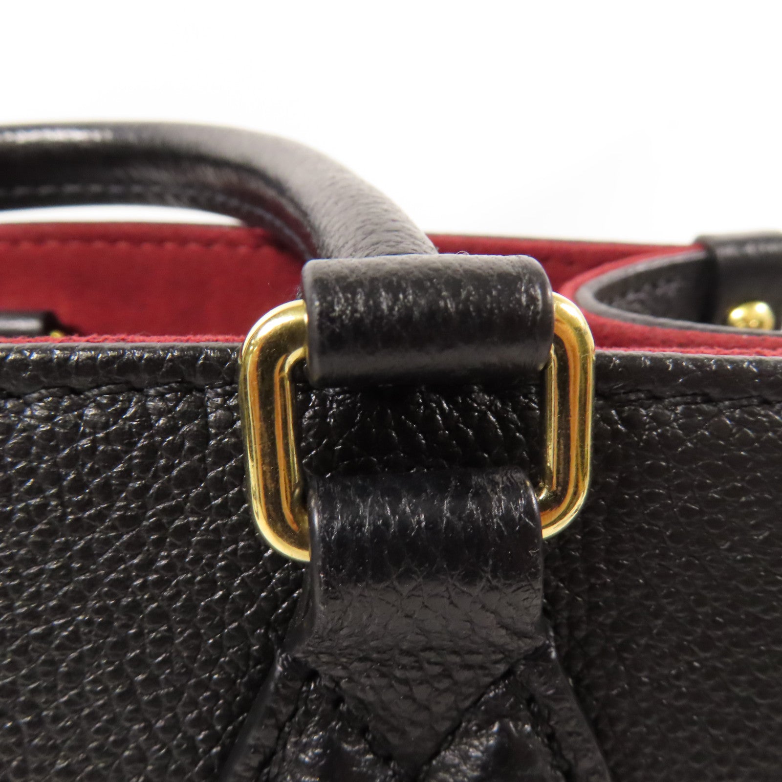 LOUIS VUITTON Monogram Empreinte On The Go PM金扣手挽肩背兩用袋