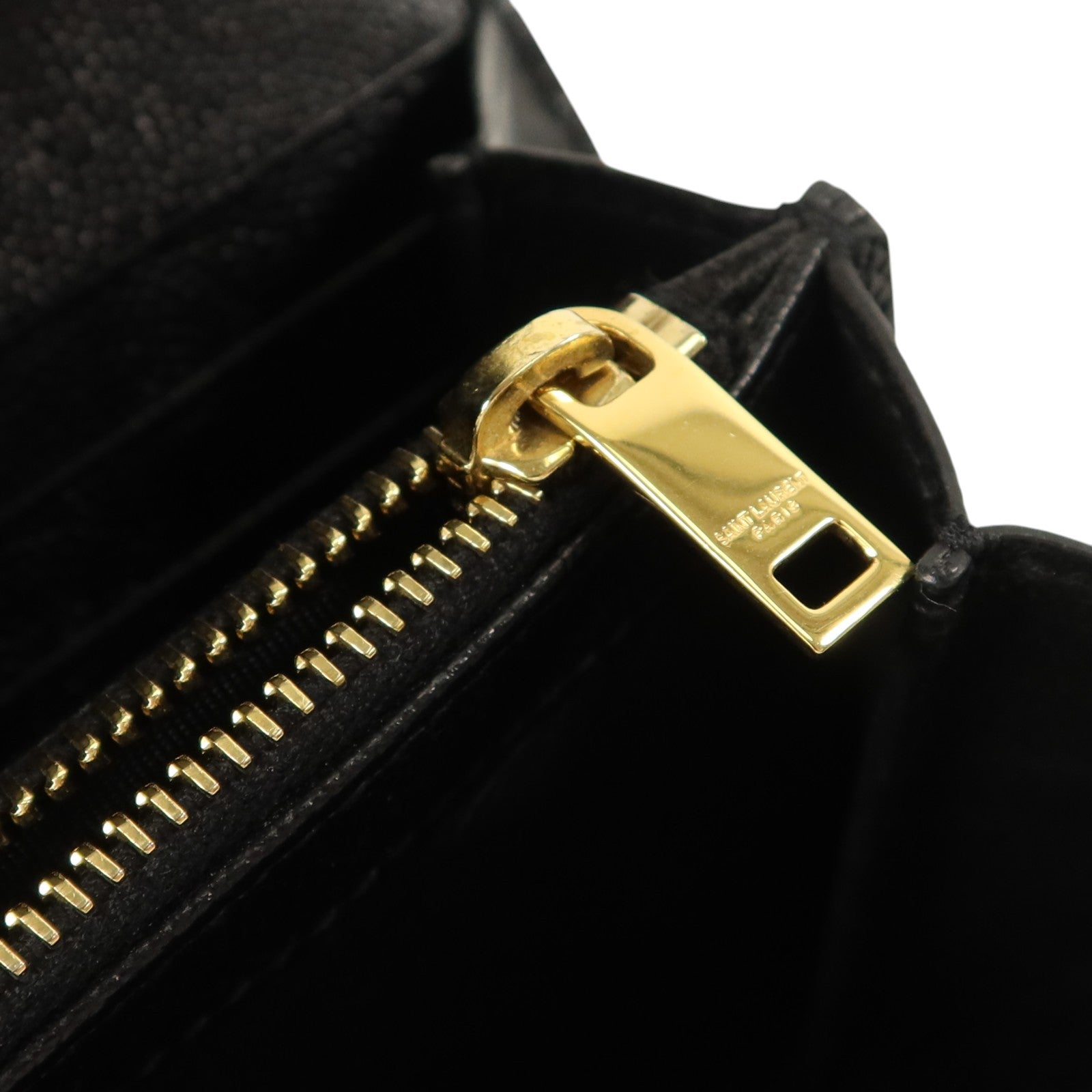 SAINT LAURENT 牛皮Cassandre Matelasse Long Wallet金扣長錢包