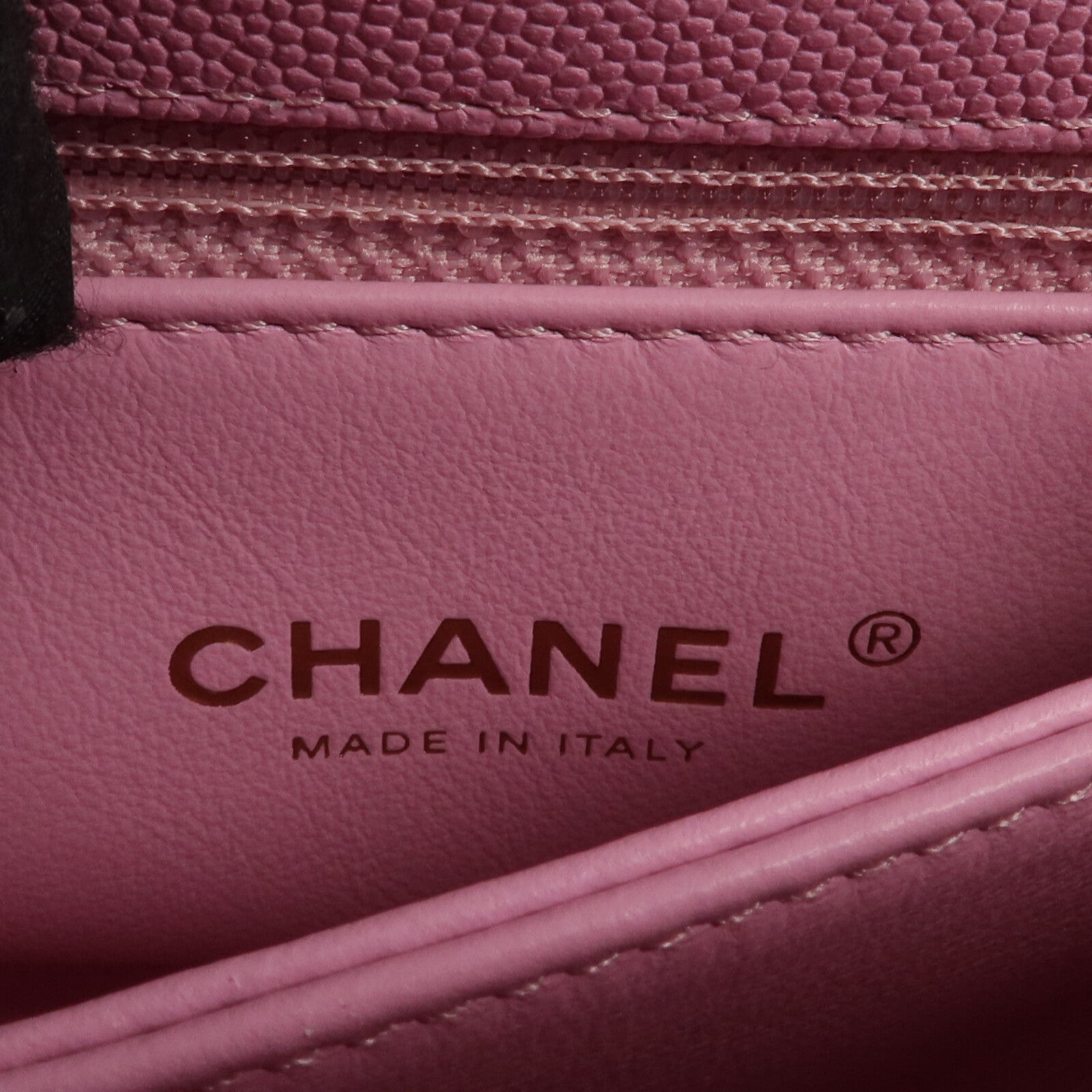 CHANEL 牛皮皮革Mini Coco Handle金扣手挽肩背兩用袋
