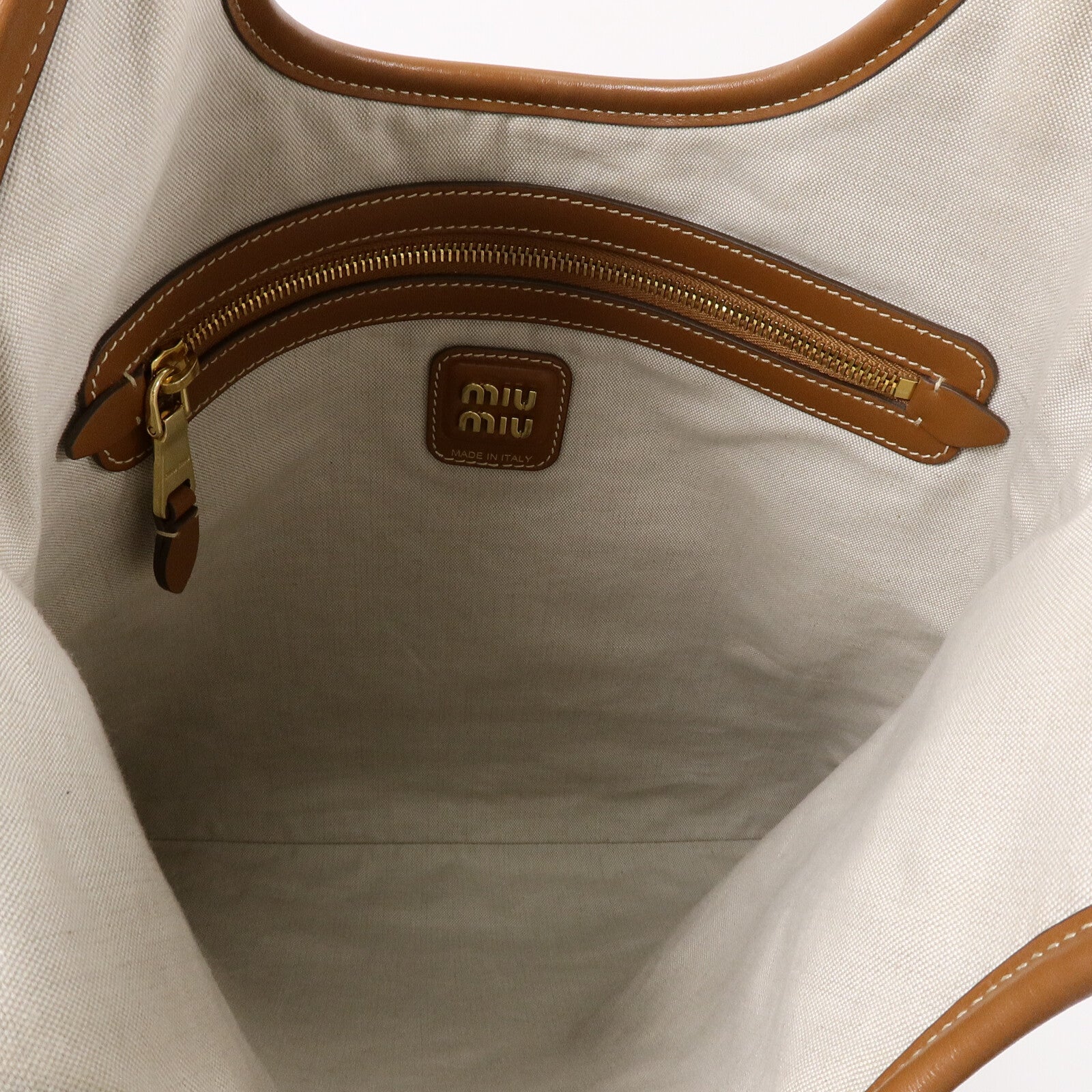 Miu Miu 牛皮皮革Ivy Tote手挽袋