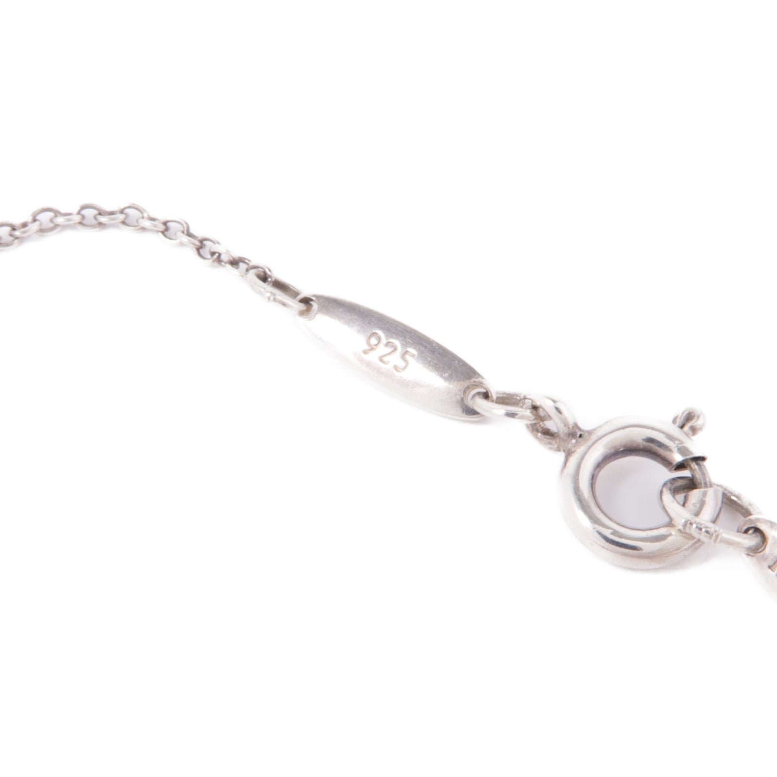 TIFFANY＆CO 925純銀Bean Necklace項鍊