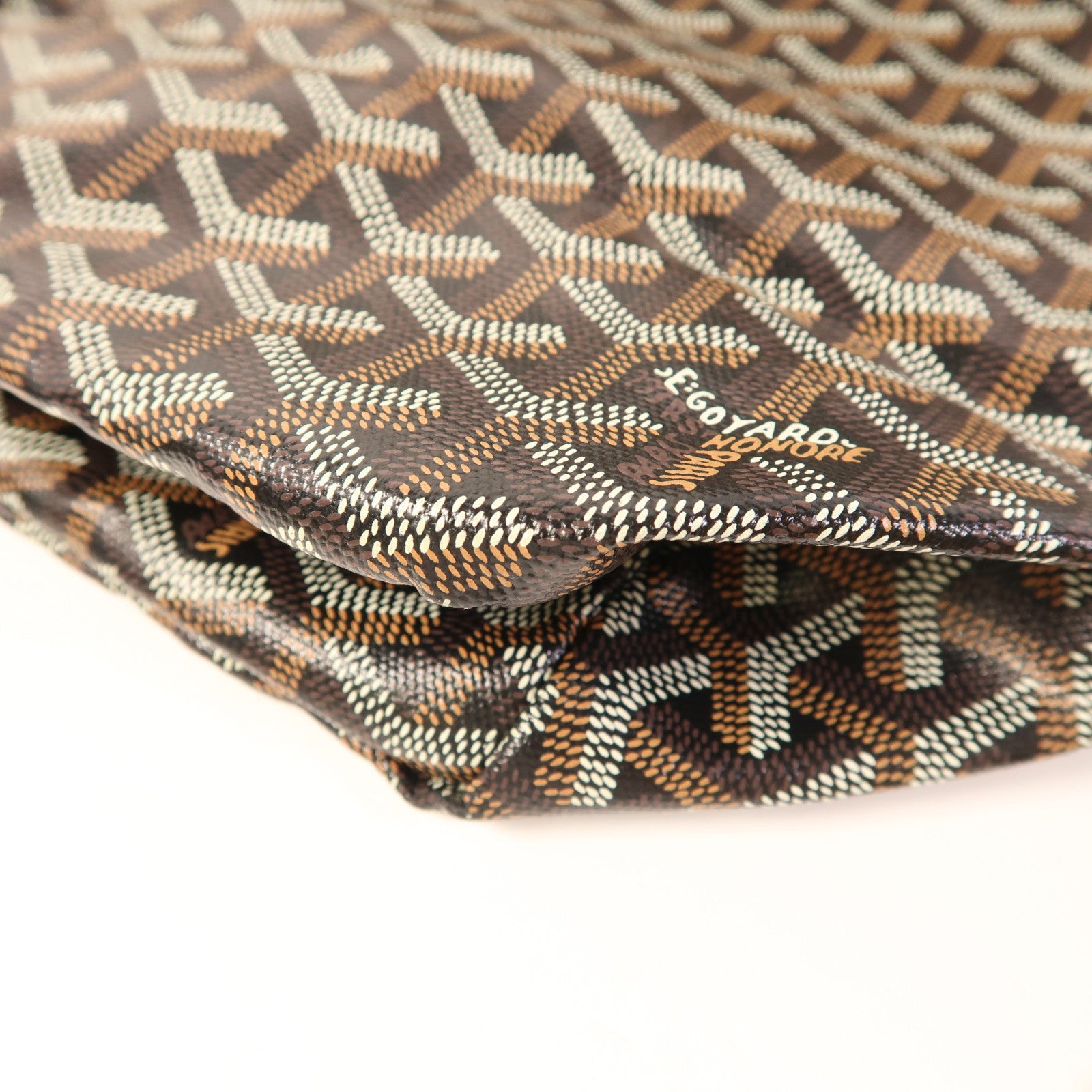 GOYARD 塗層帆布Saint Louis PM銀扣手挽袋