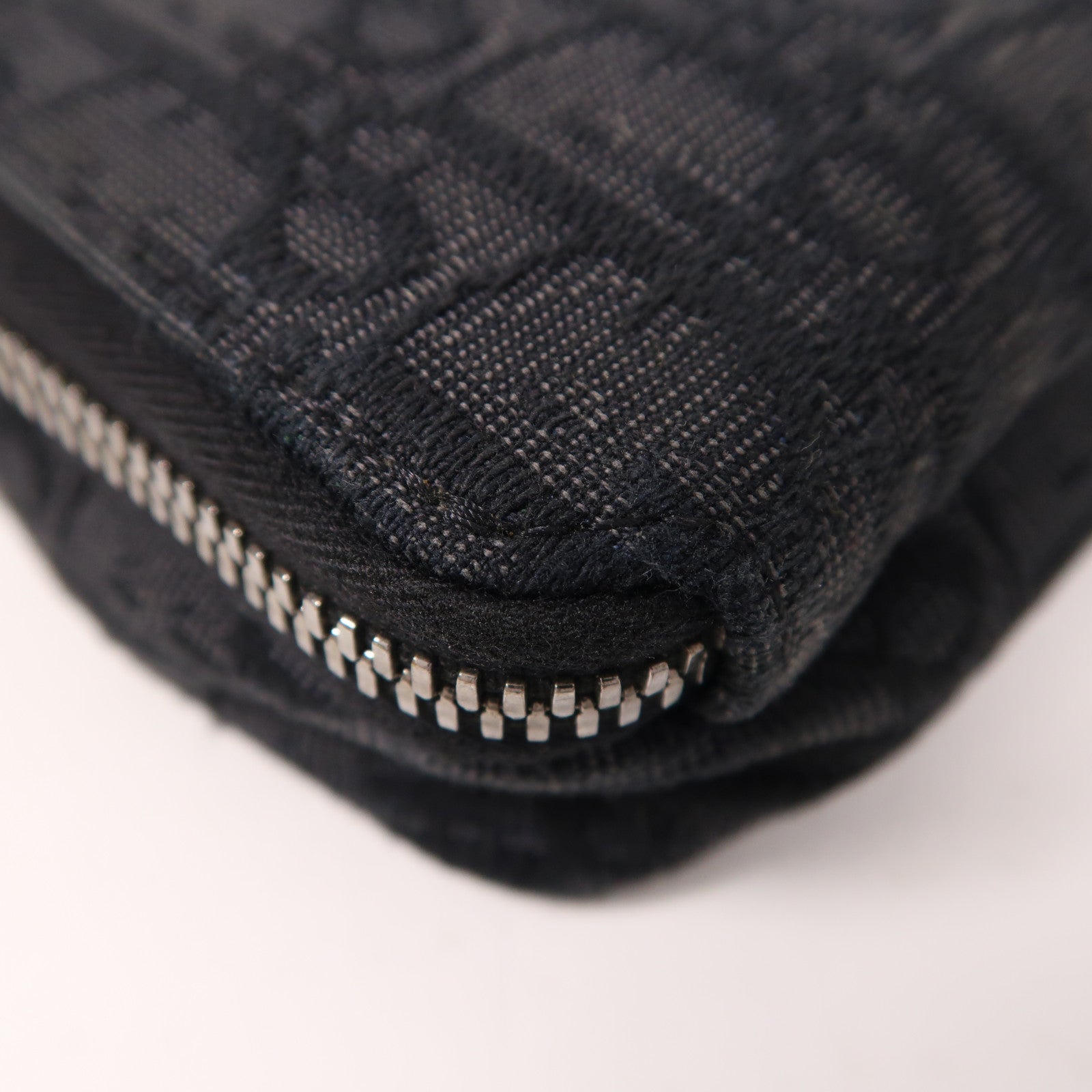 Dior 帆布Shoulder Bag銀扣肩背袋