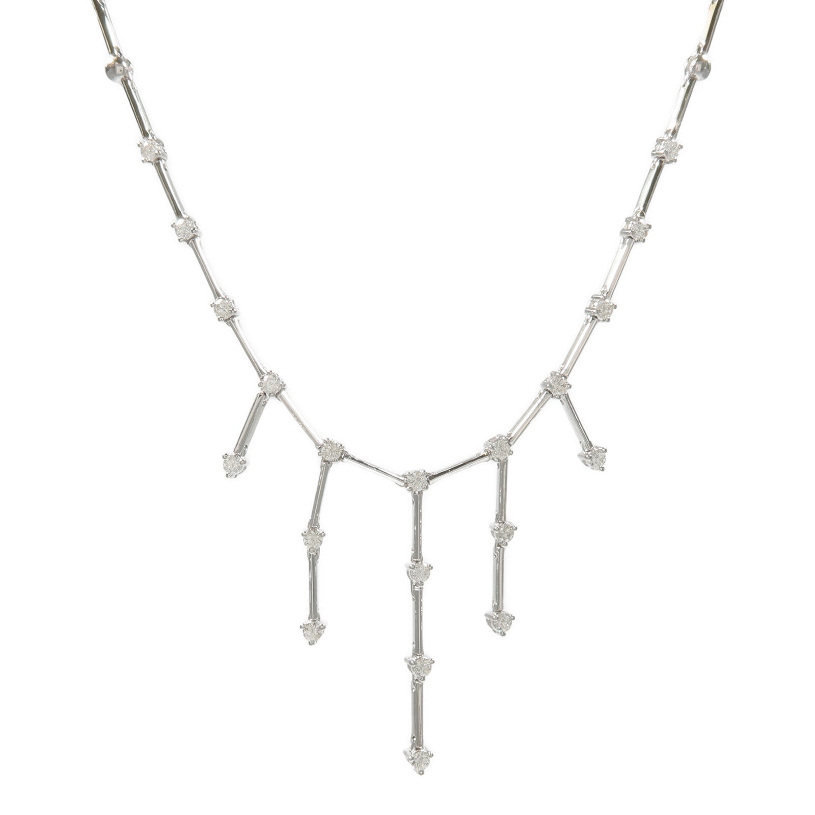 JEWELRY 18K白金Diamond Necklace鑽石項鍊