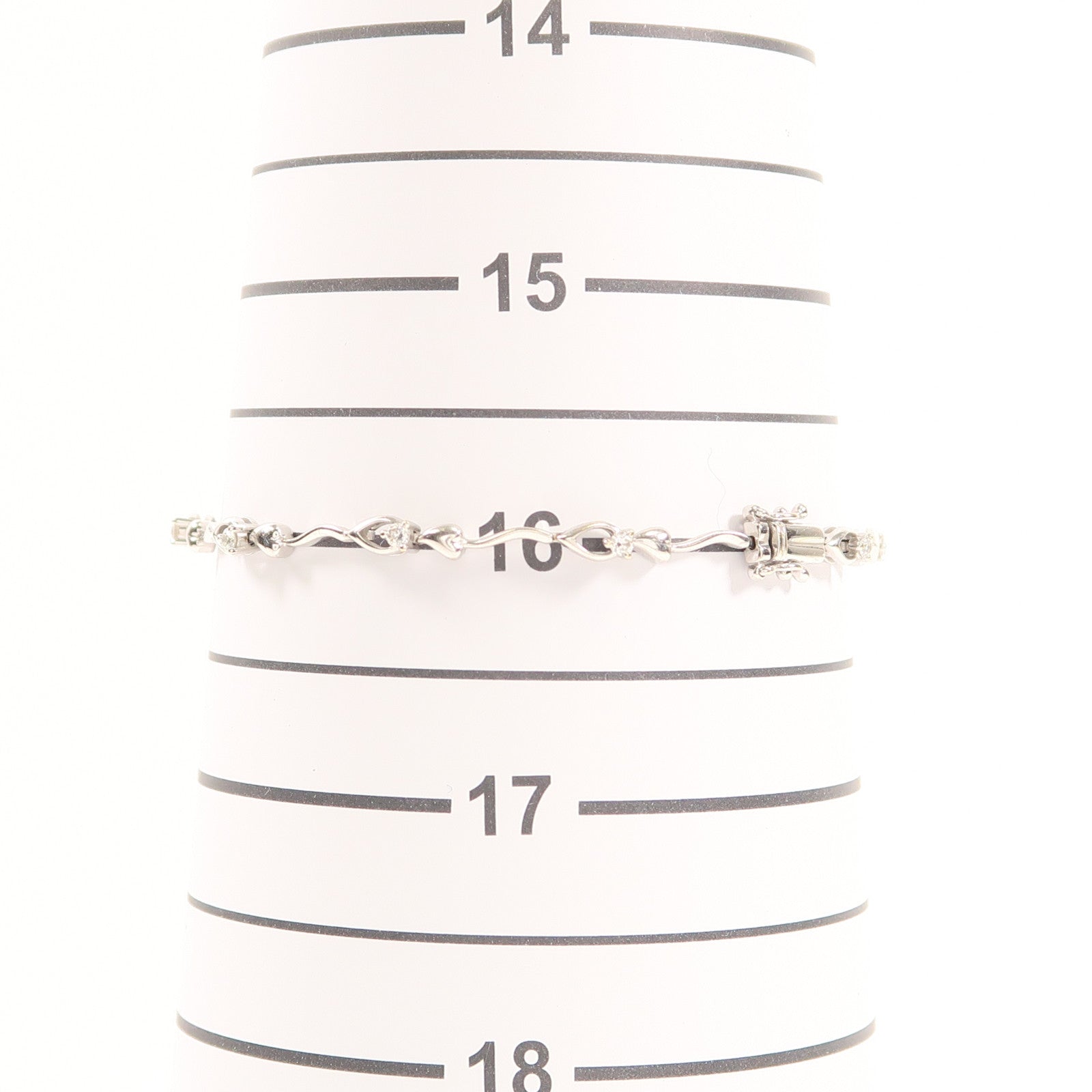 JEWELRY 18K白金Diamond Bracelet鑽石手鏈