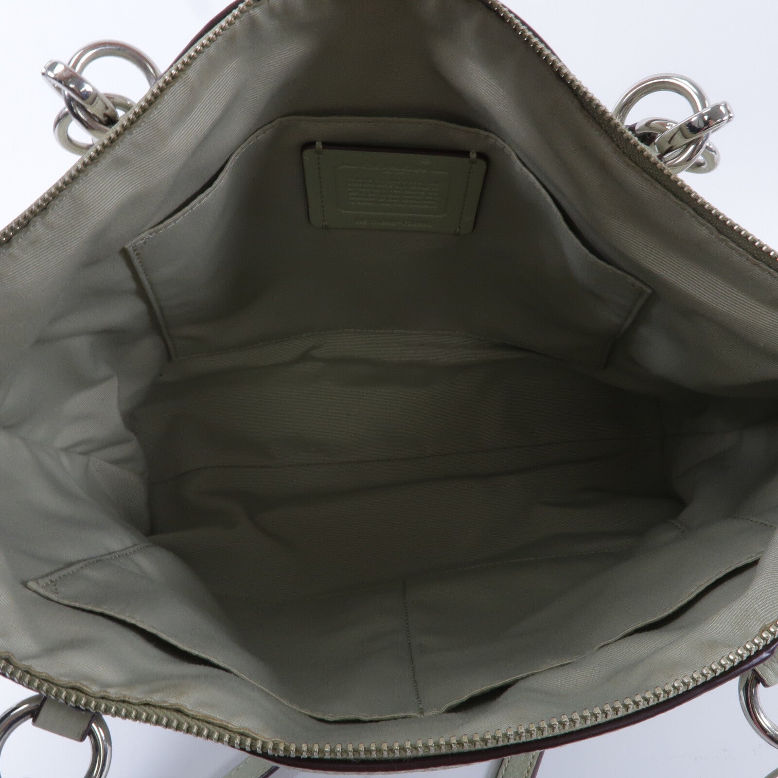 COACH 牛皮皮革2 Way Shoulder手挽肩背兩用袋