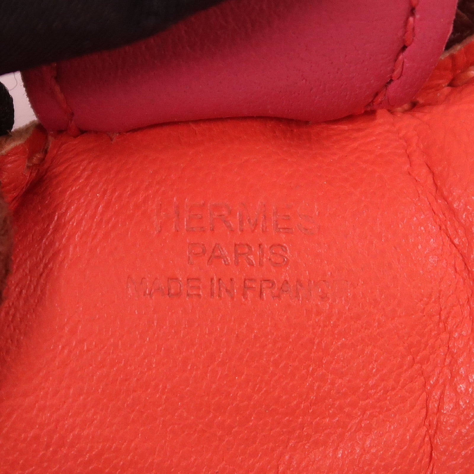 HERMES Milo皮革Rodeo PM掛飾