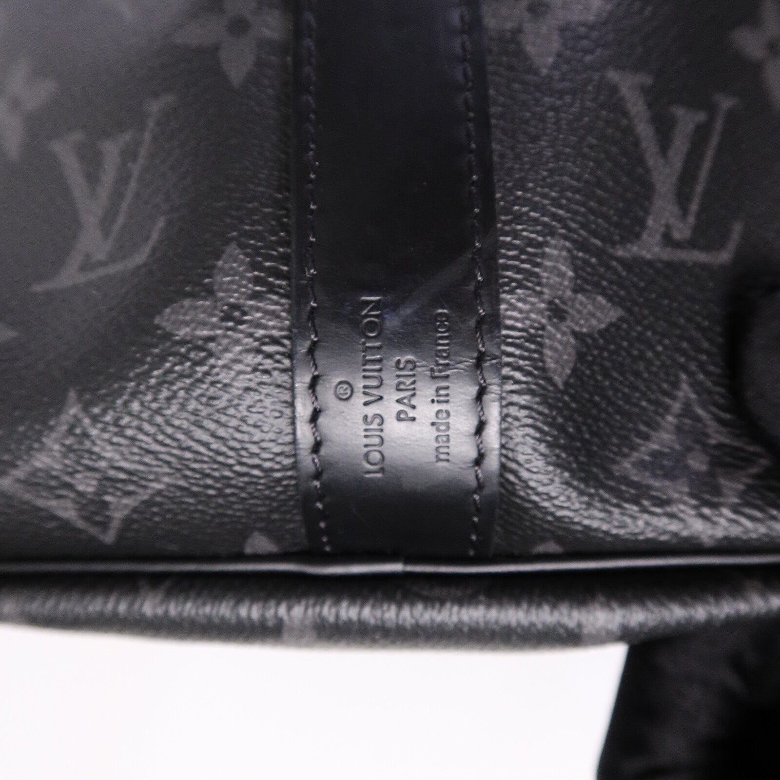LOUIS VUITTON Monogram Eclipse Keepall 45 Bandoulie手挽肩背兩用袋