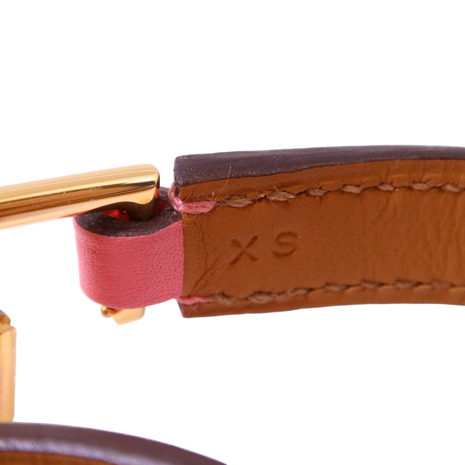 HERMES 【激減優惠】Swift皮革Rivale Double Tour Bracelet金扣手鏈