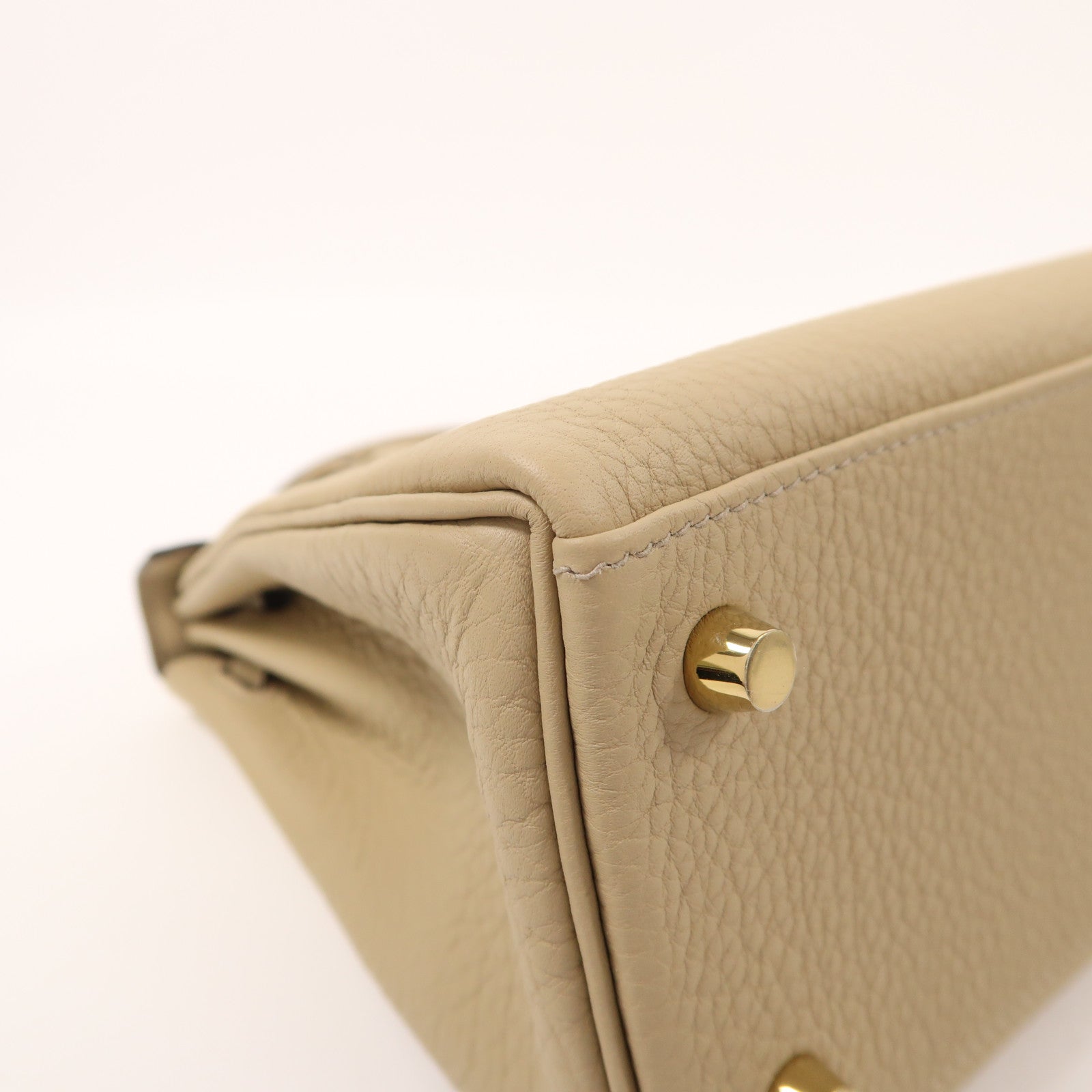 HERMES 【激減優惠】Togo皮革Kelly II 25金扣手挽肩背兩用袋Trench