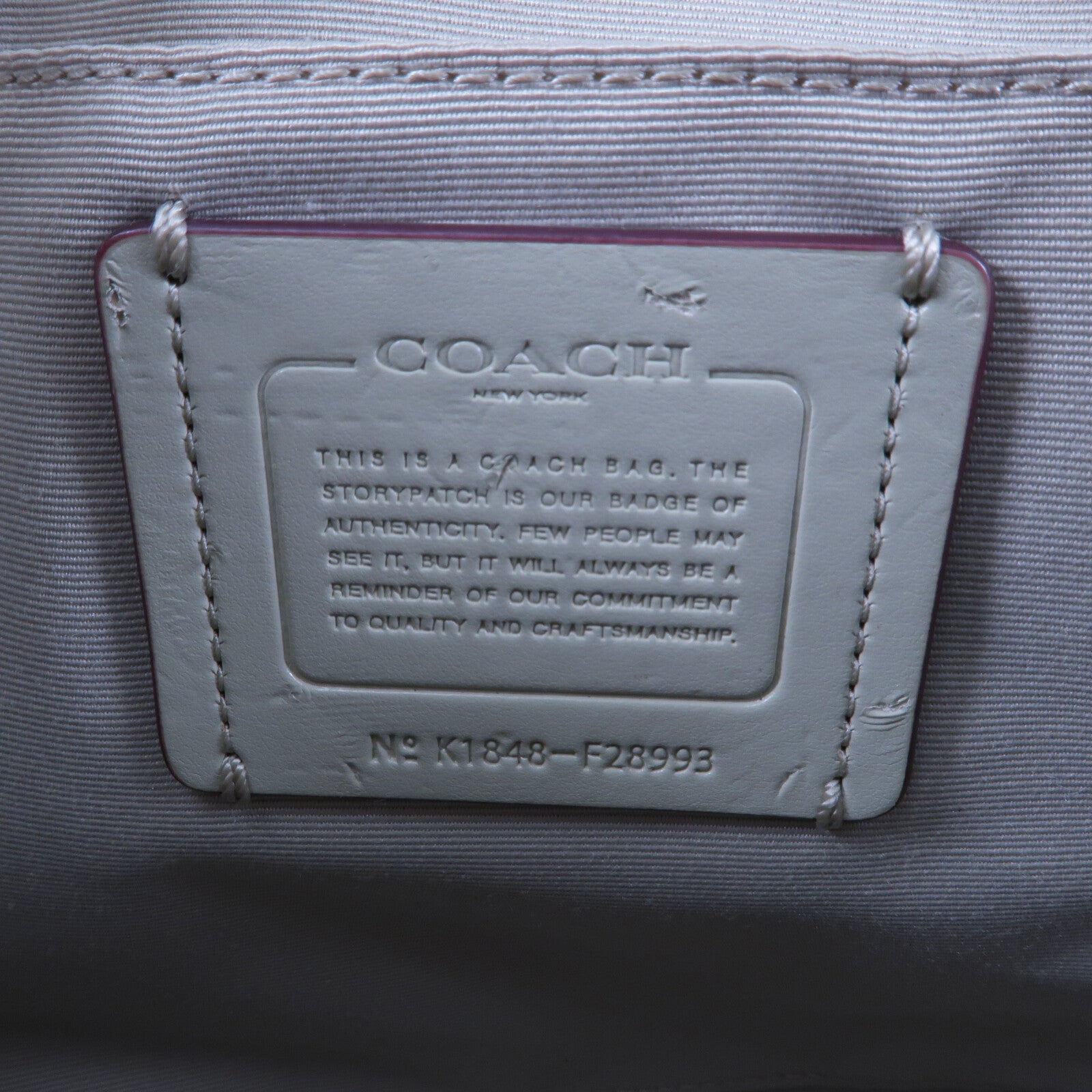 COACH 牛皮皮革2 Way Shoulder手挽肩背兩用袋