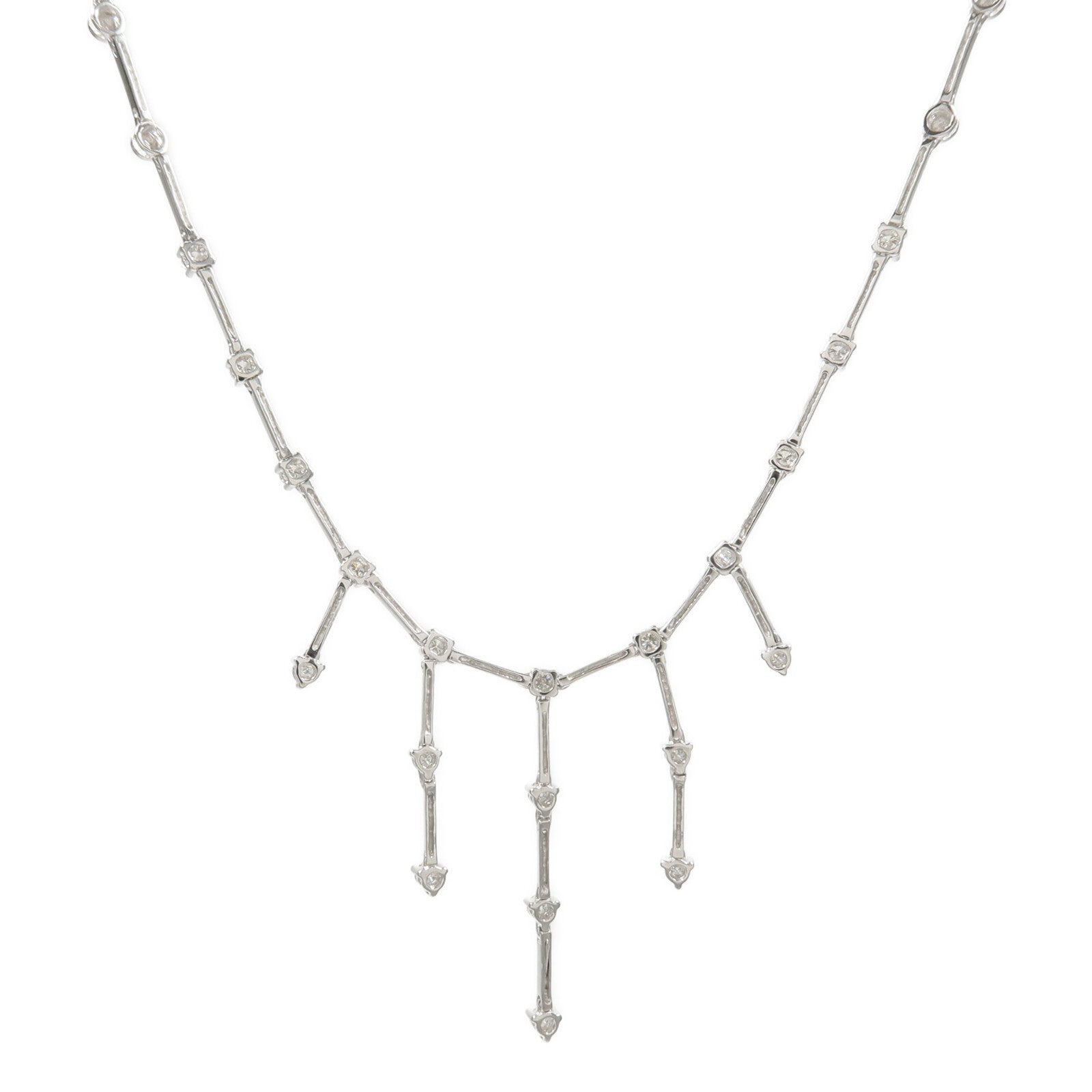 JEWELRY 18K白金Diamond Necklace鑽石項鍊