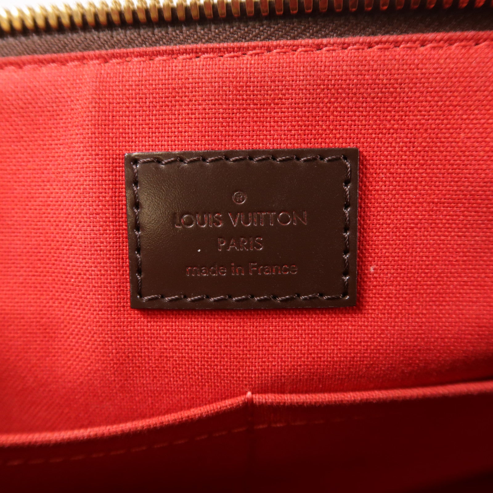 LOUIS VUITTON Damier Westminster GM金扣肩背袋棕色