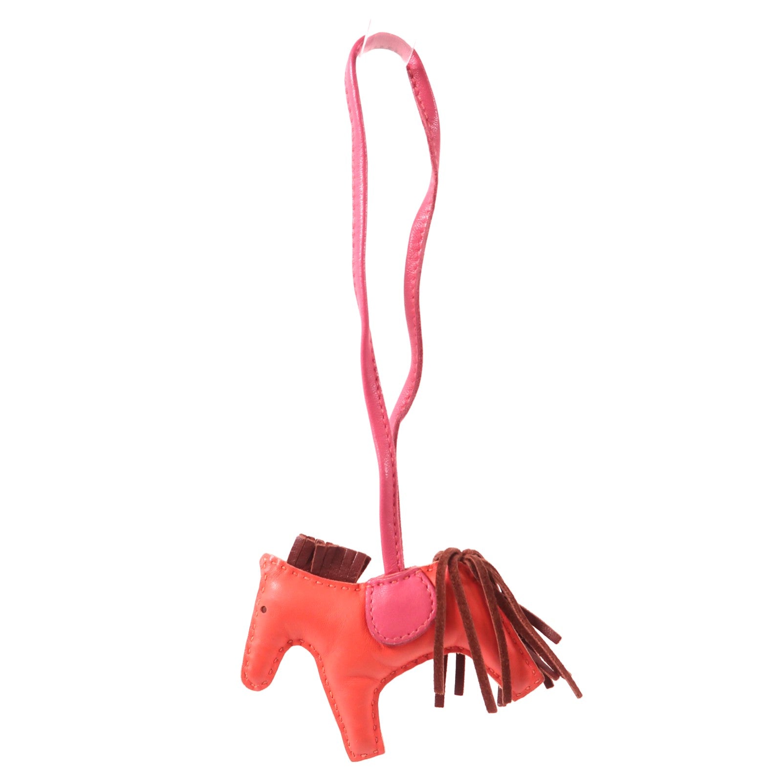 HERMES Milo皮革Rodeo PM掛飾