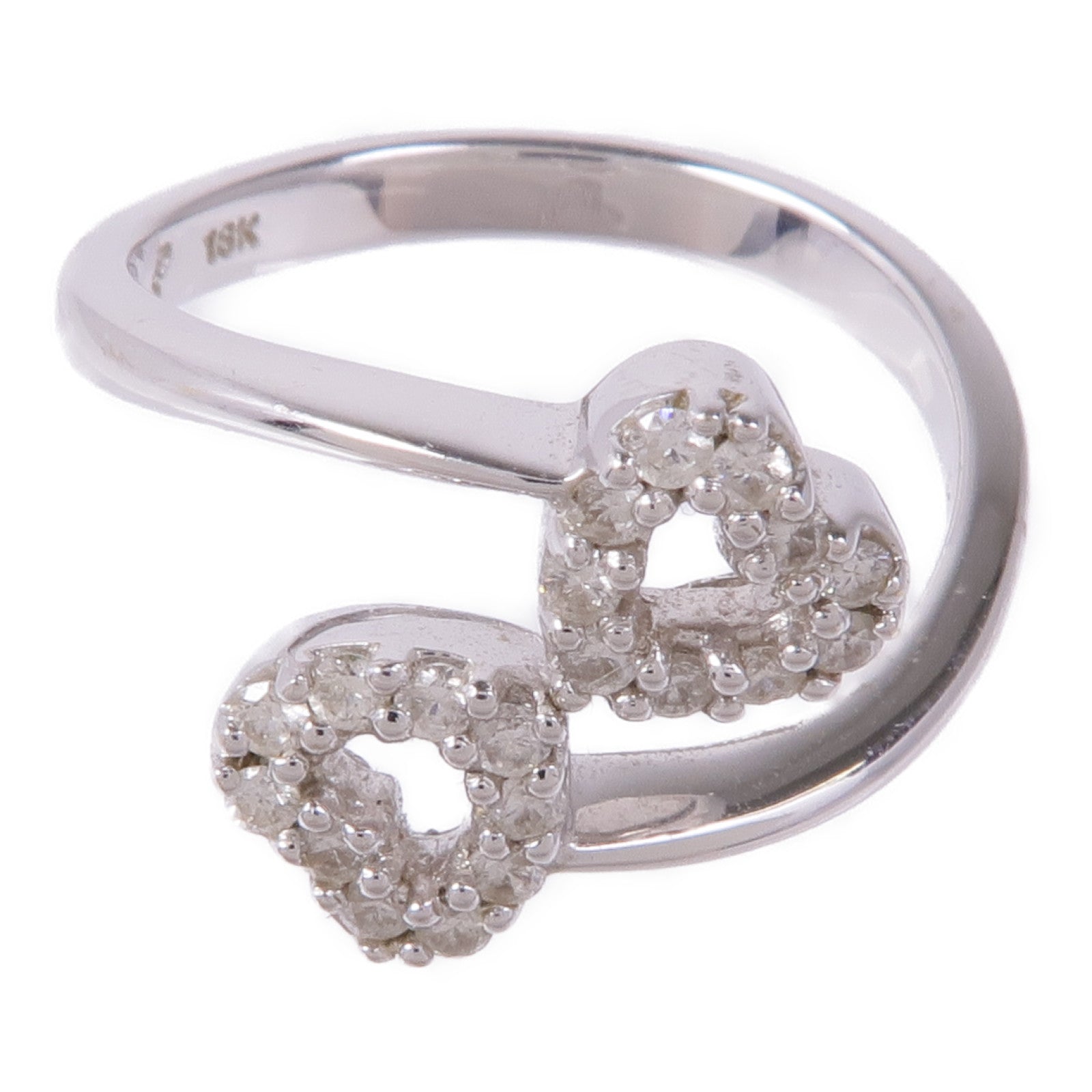 JEWELRY 【激減優惠】18K白金Diamond Ring鑽石戒指US#6.25