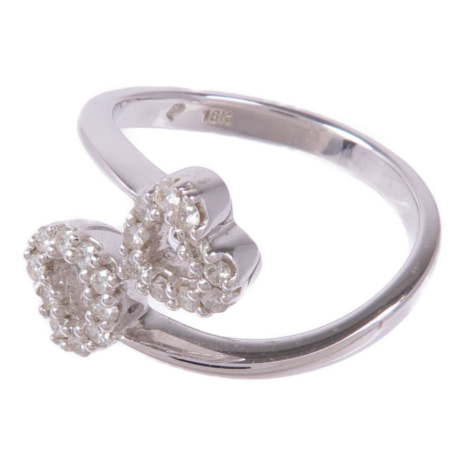 JEWELRY 【激減優惠】18K白金Diamond Ring鑽石戒指US#6.25
