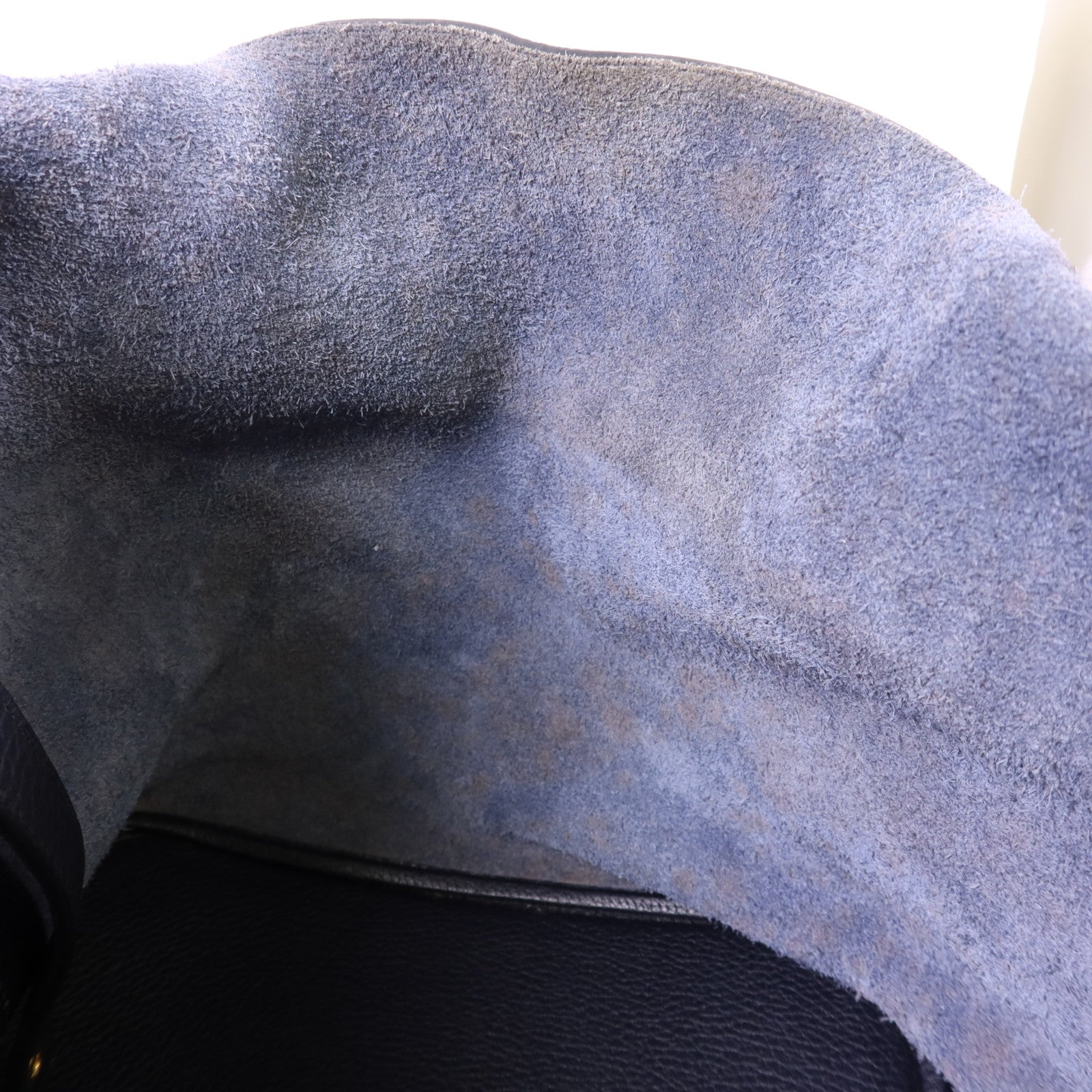 HERMES Clemence皮革Picotin GM金扣手挽袋Bleu Indigo/Orange