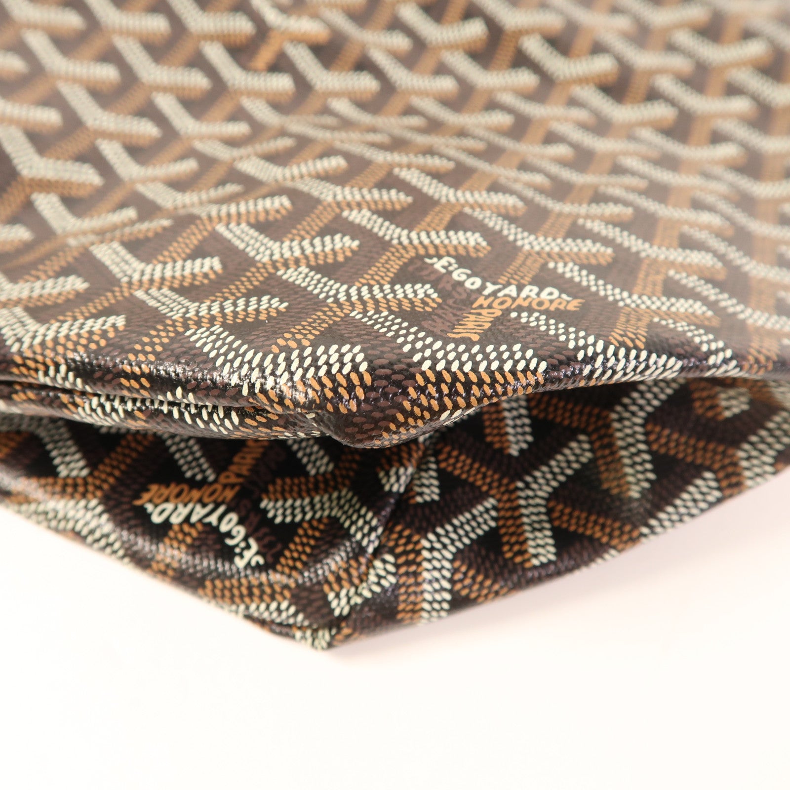 GOYARD 塗層帆布Saint Louis PM銀扣手挽袋