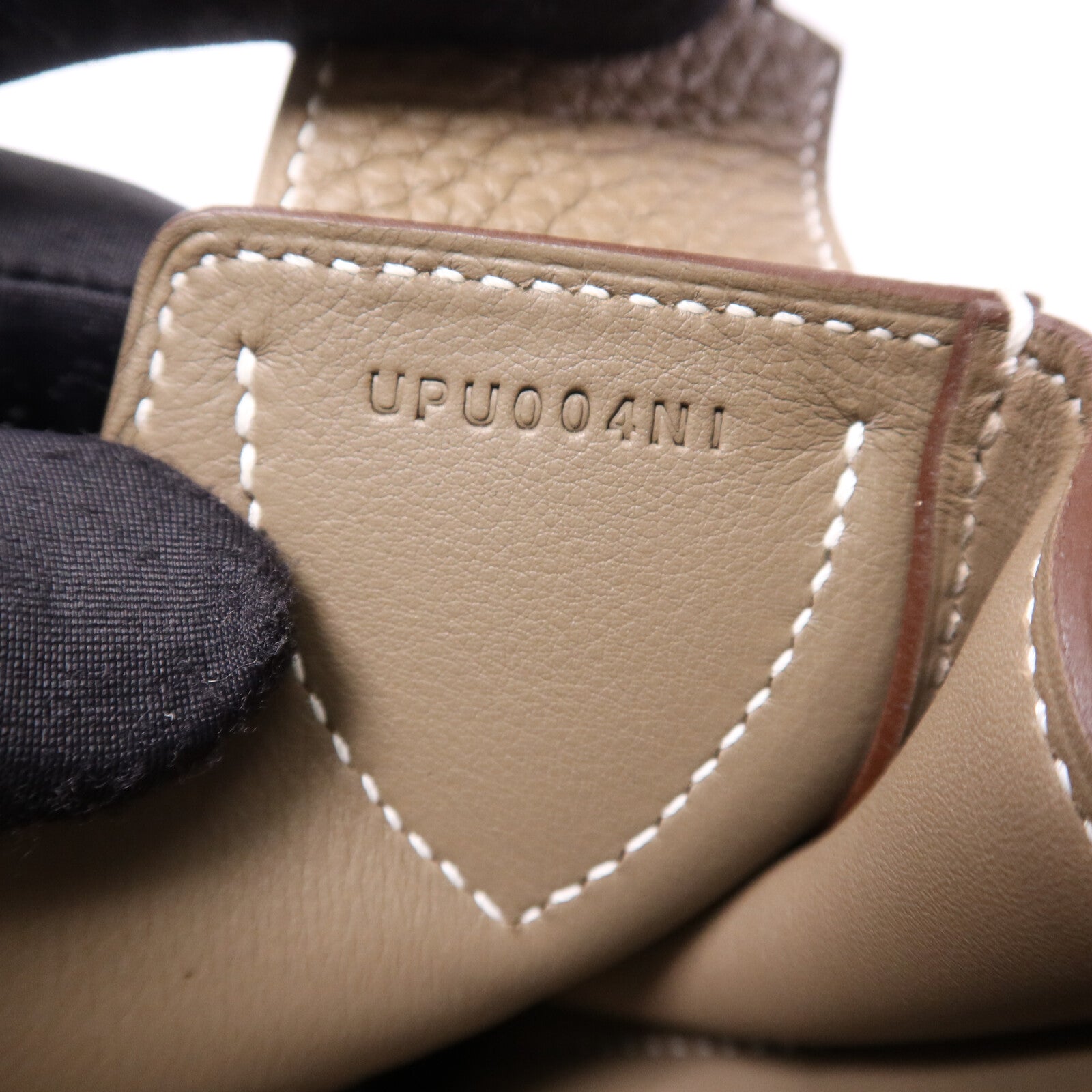 HERMES Togo皮革Mali-Selle PM Messenger Bag銀扣肩背袋Etoupe