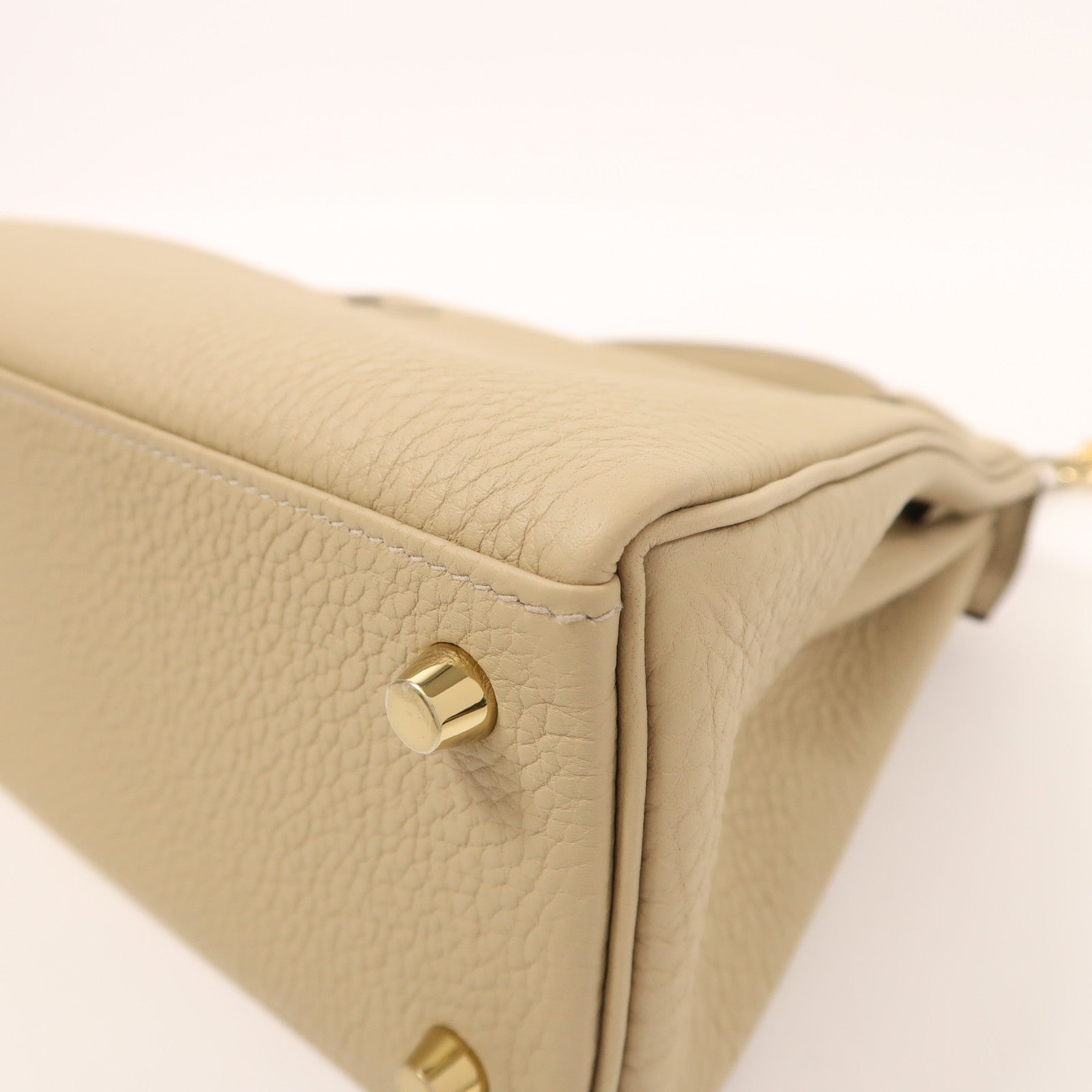 HERMES Togo皮革Kelly II 25金扣手挽肩背兩用袋Trench