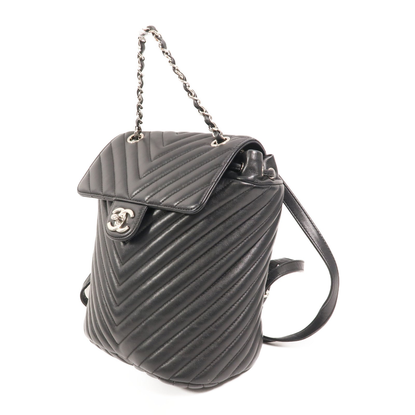 CHANEL 羊皮皮革Urban Spirit Backpack背包