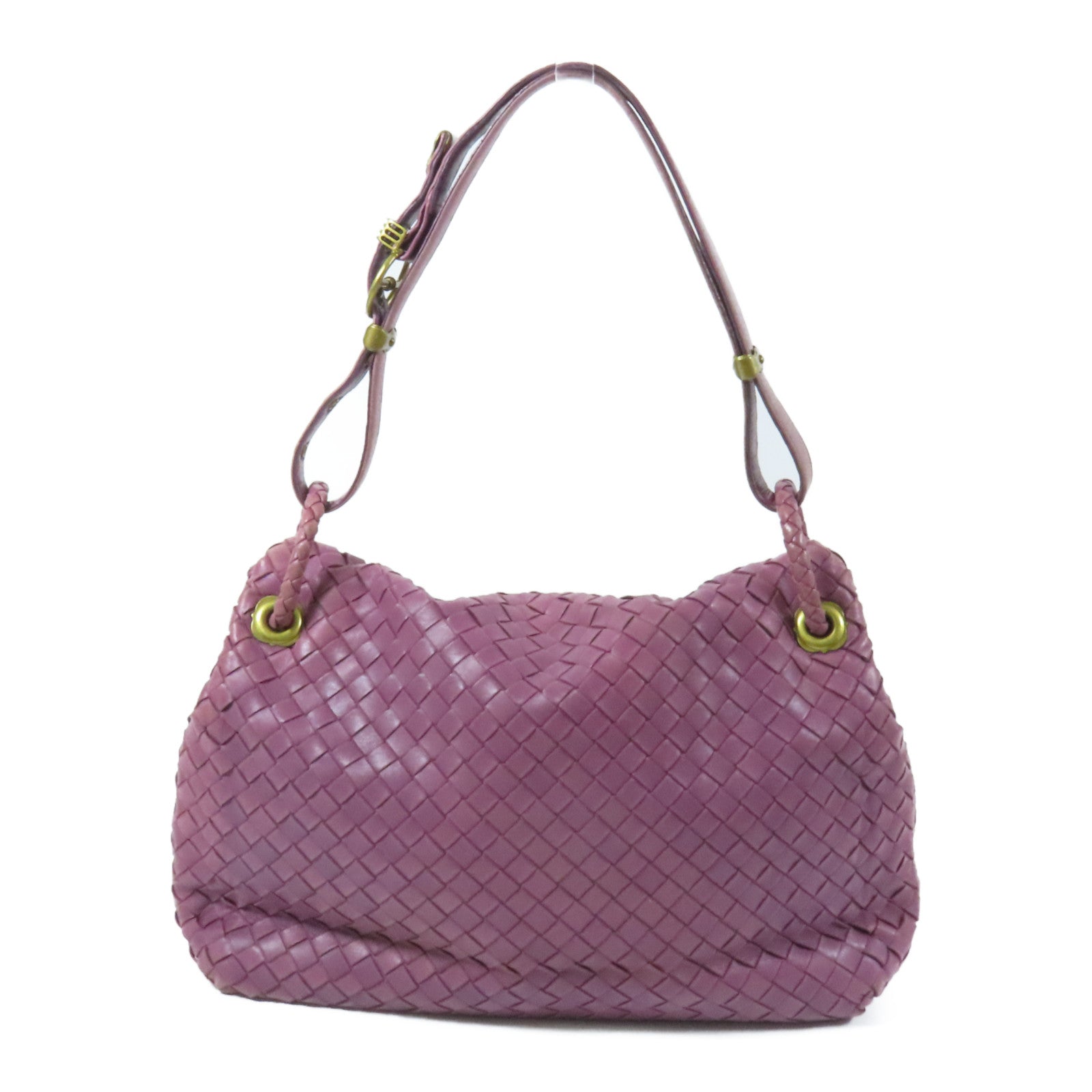 BOTTEGA VENETA 羊皮皮革Shoulder Bag金扣肩背袋
