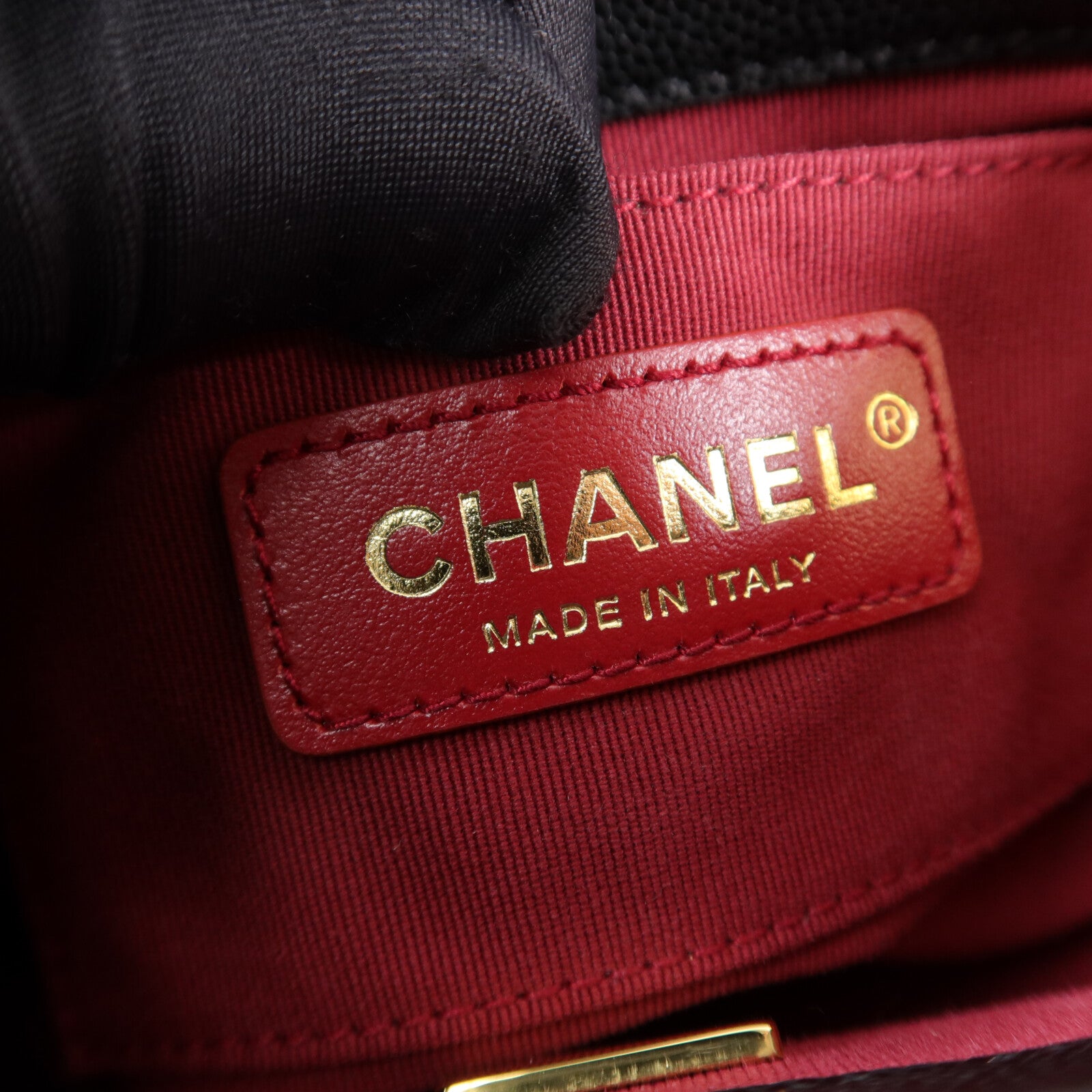 CHANEL 牛皮皮革Mini Flap 17cm鏈帶肩背袋