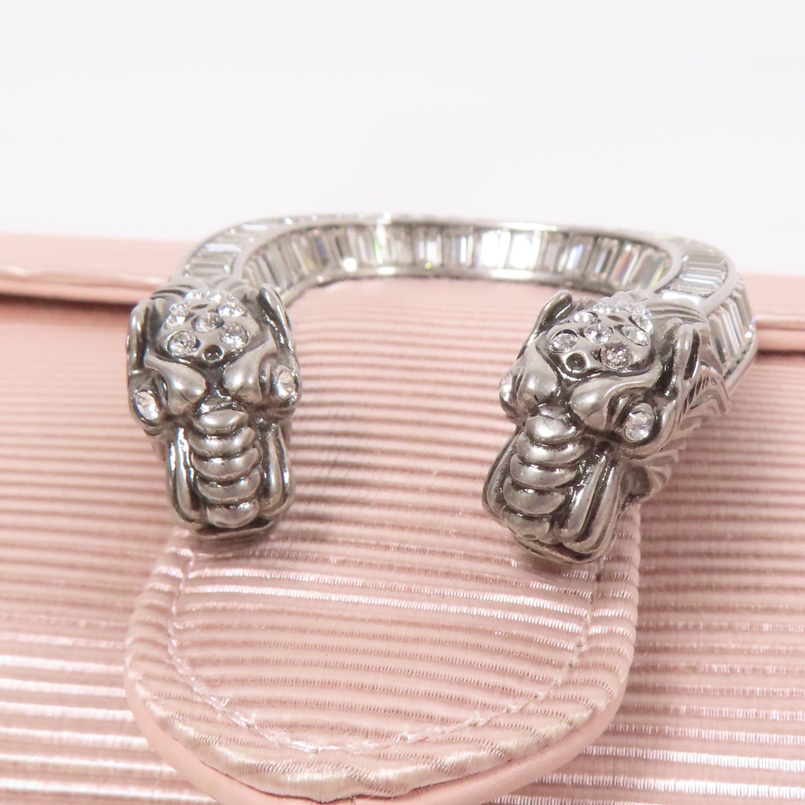 GUCCI GG SHW Shoulder Bag 731751 Satin Pink