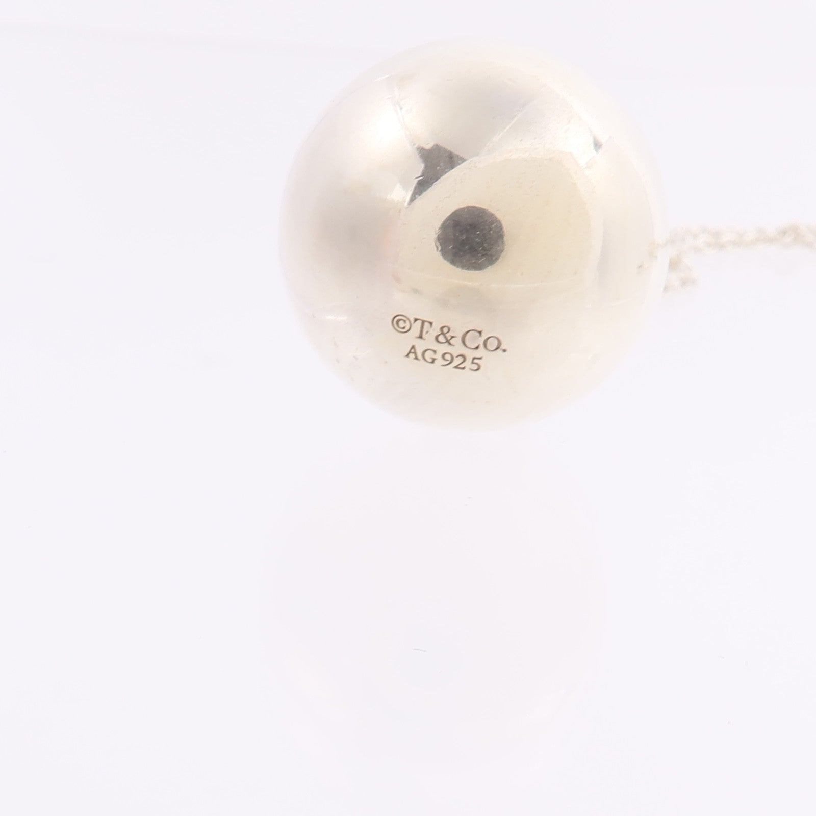 TIFFANY＆CO 925純銀Hardwear Ball Necklace項鍊