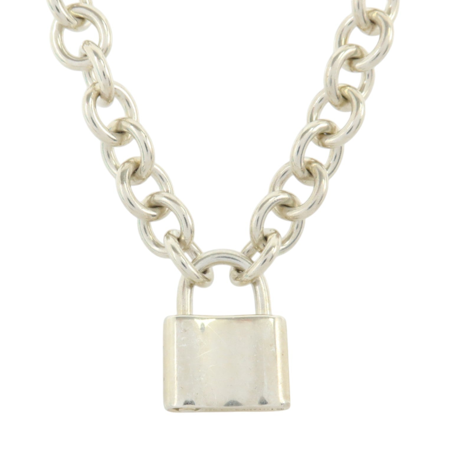 TIFFANY＆CO 925純銀1837 Lock Necklace項鍊