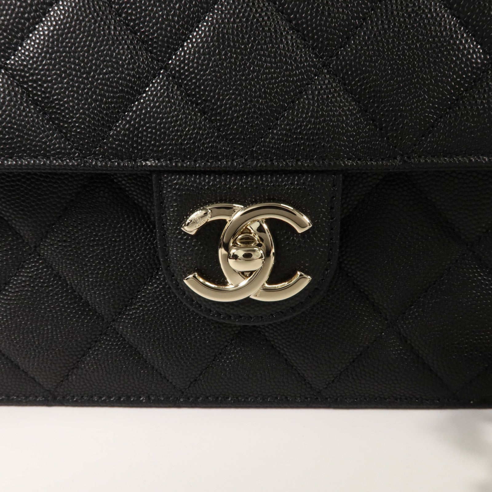 CHANEL 牛皮皮革Chain Shoulder鏈帶肩背袋