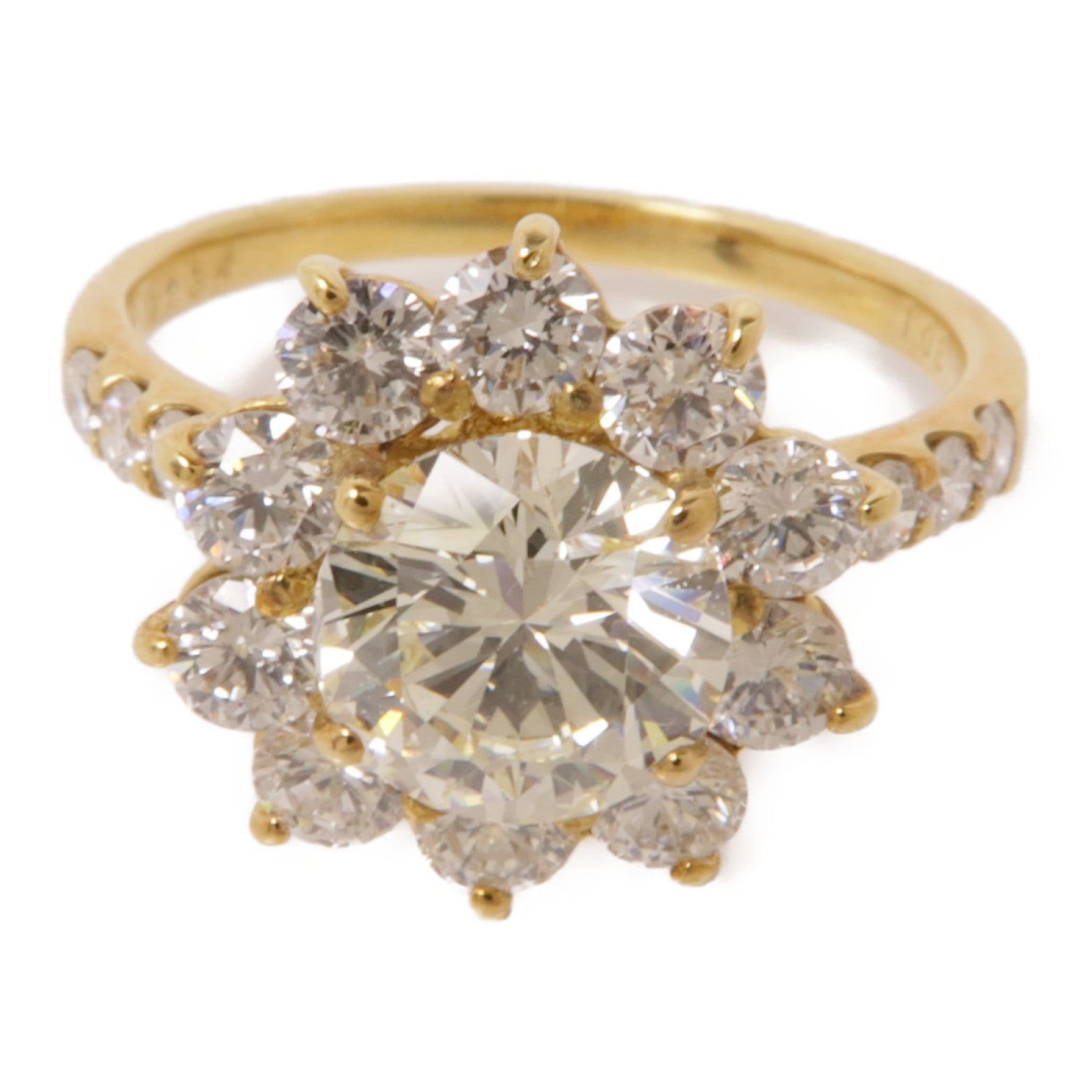 JEWELRY 18K黃金/鑽石Diamond Ring戒指US#6