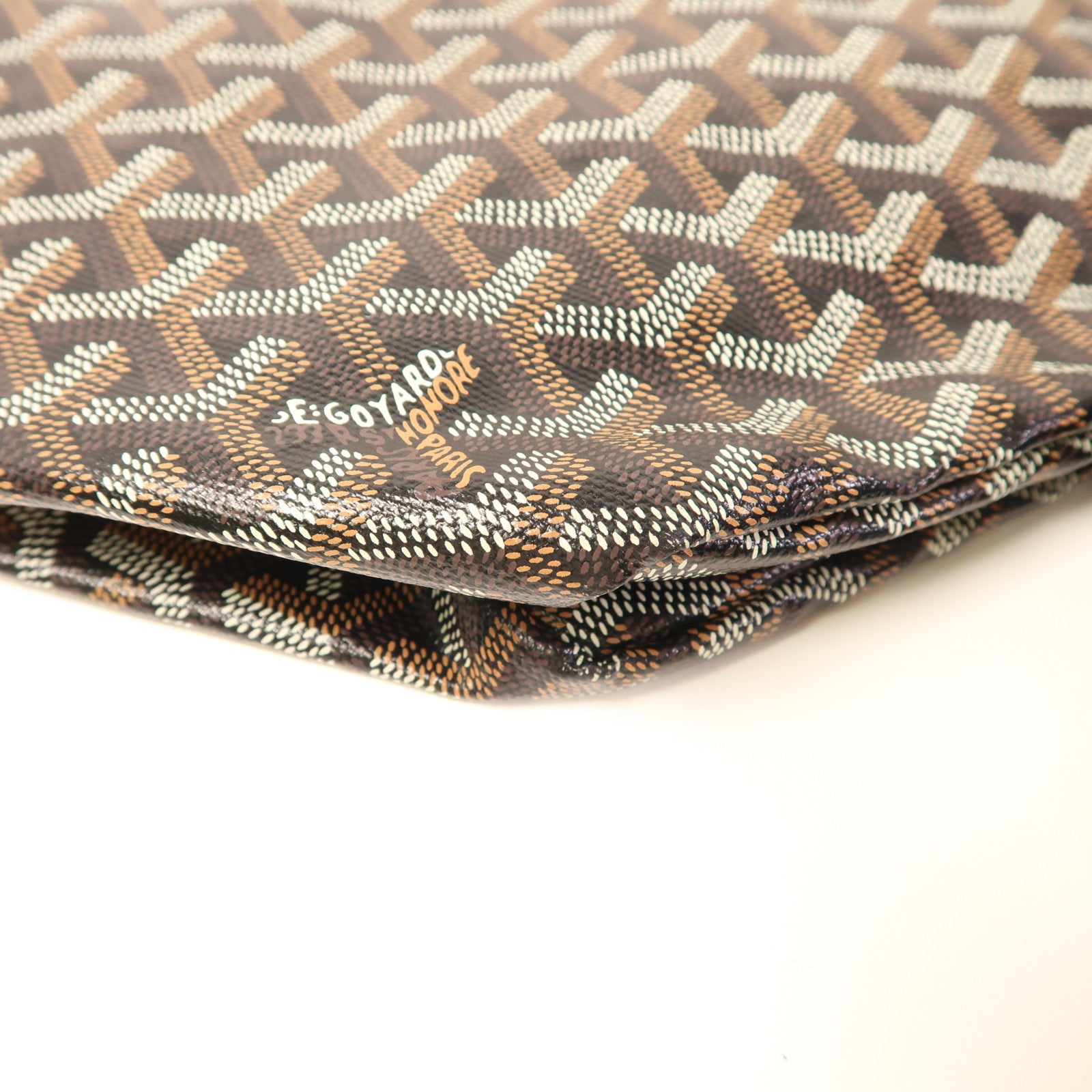 GOYARD 塗層帆布Saint Louis PM銀扣手挽袋