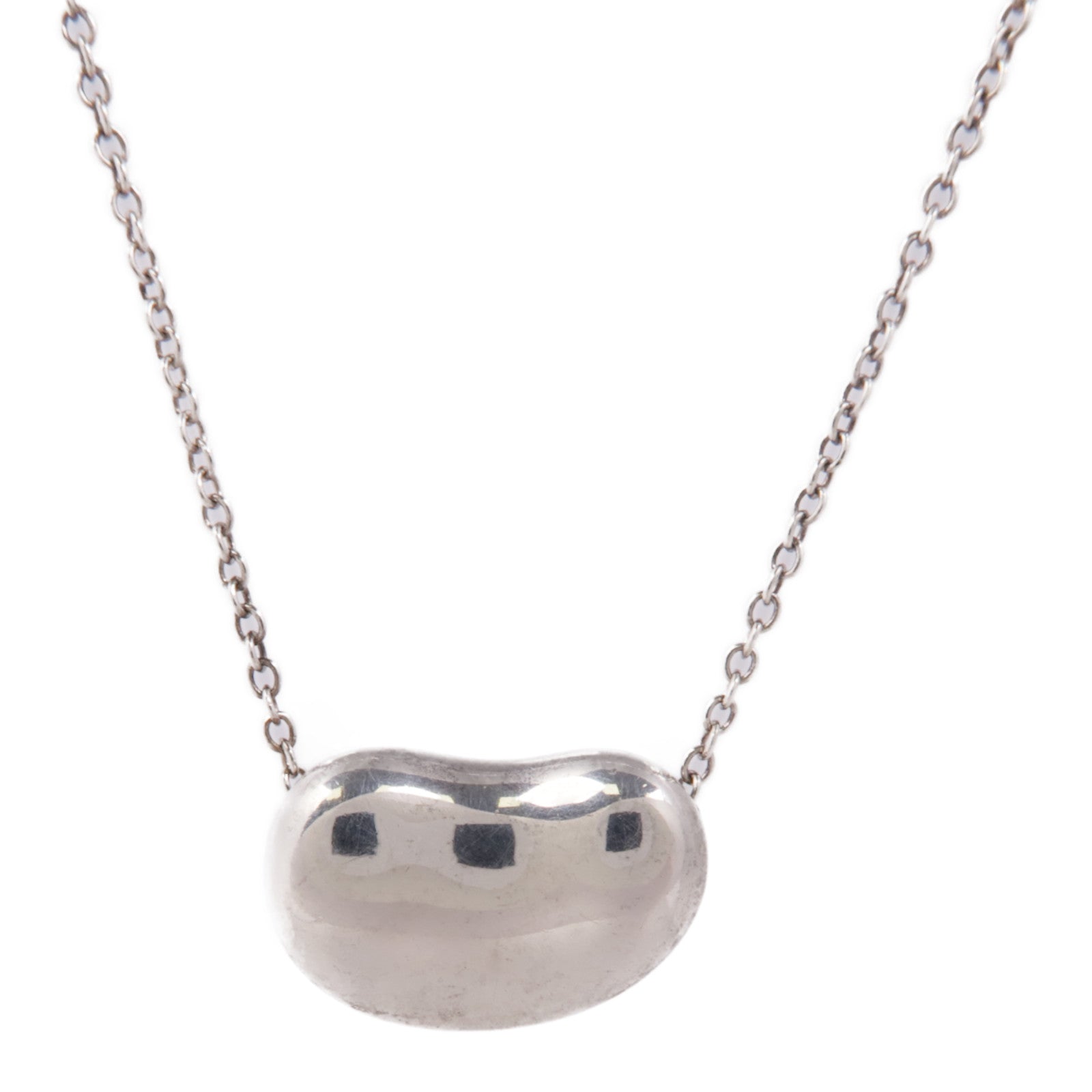 TIFFANY＆CO 925純銀Bean Necklace項鍊