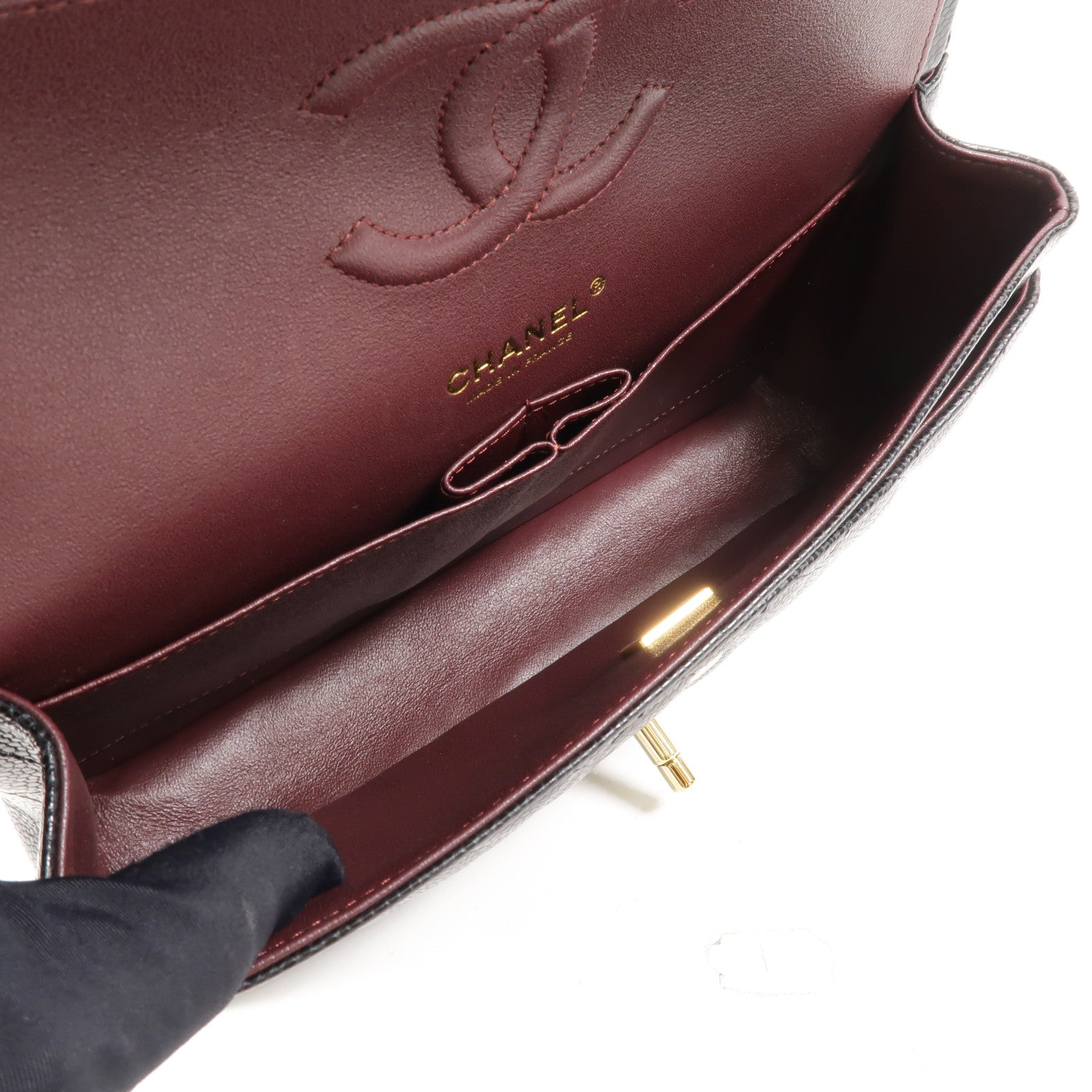CHANEL 牛皮皮革Classic 25鏈帶肩背袋