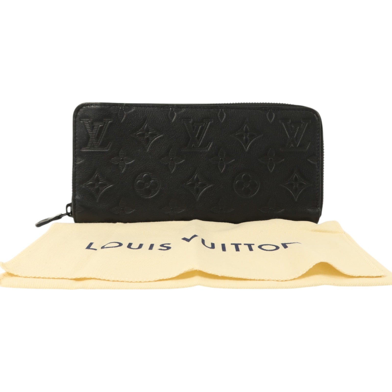 LOUIS VUITTON Monogram Shadow Zippy Wallet Horizontal長錢包