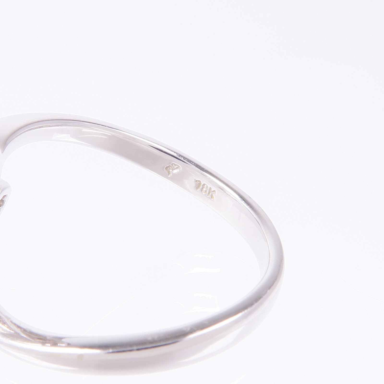 JEWELRY 【激減優惠】18K白金Diamond Ring鑽石戒指US#6.25