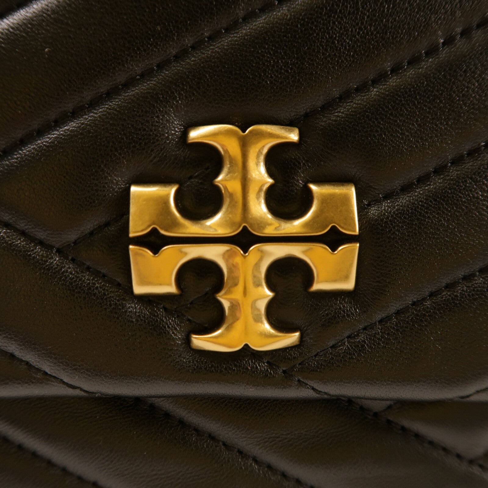 Tory Burch 牛皮皮革KIRA CHEVRON金扣鏈帶肩背袋