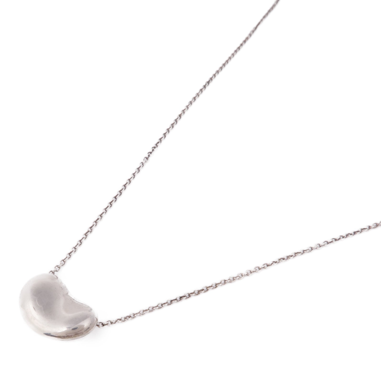TIFFANY＆CO 925純銀Bean Necklace項鍊