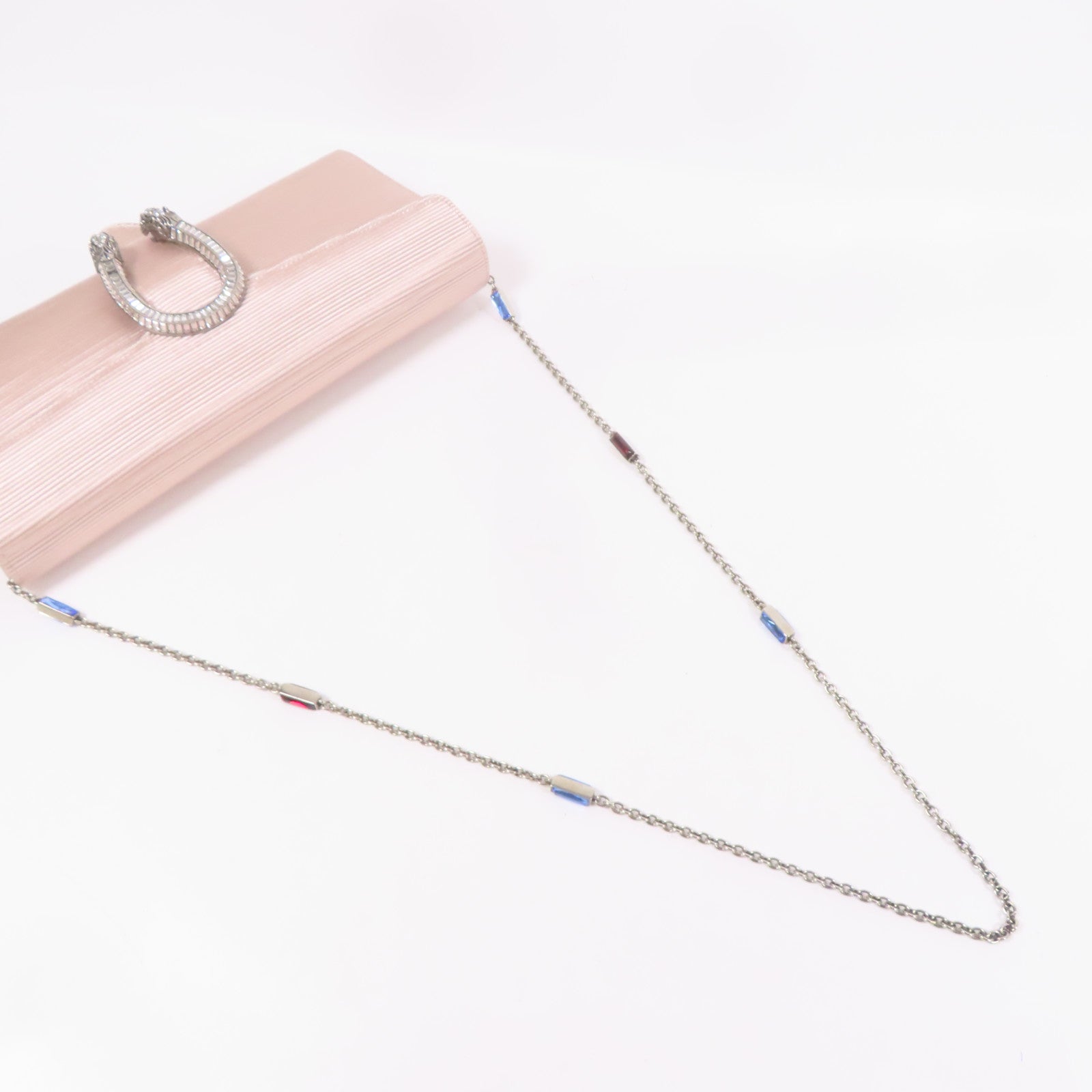 GUCCI GG SHW Shoulder Bag 731751 Satin Pink