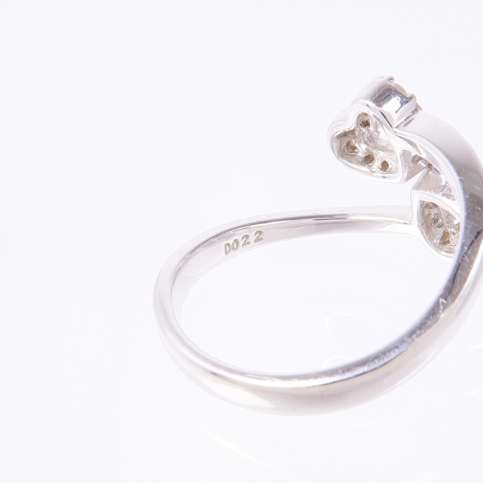 JEWELRY 【激減優惠】18K白金Diamond Ring鑽石戒指US#6.25
