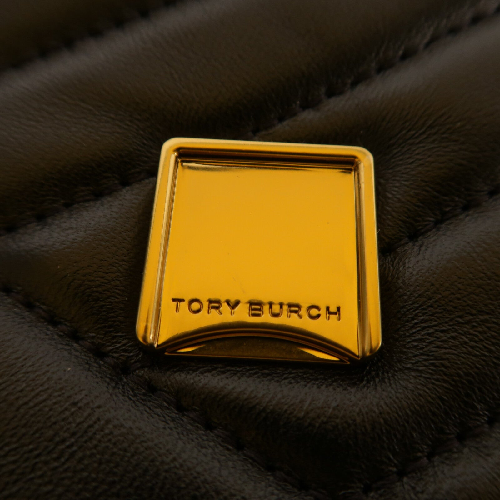 Tory Burch 牛皮皮革KIRA CHEVRON金扣鏈帶肩背袋