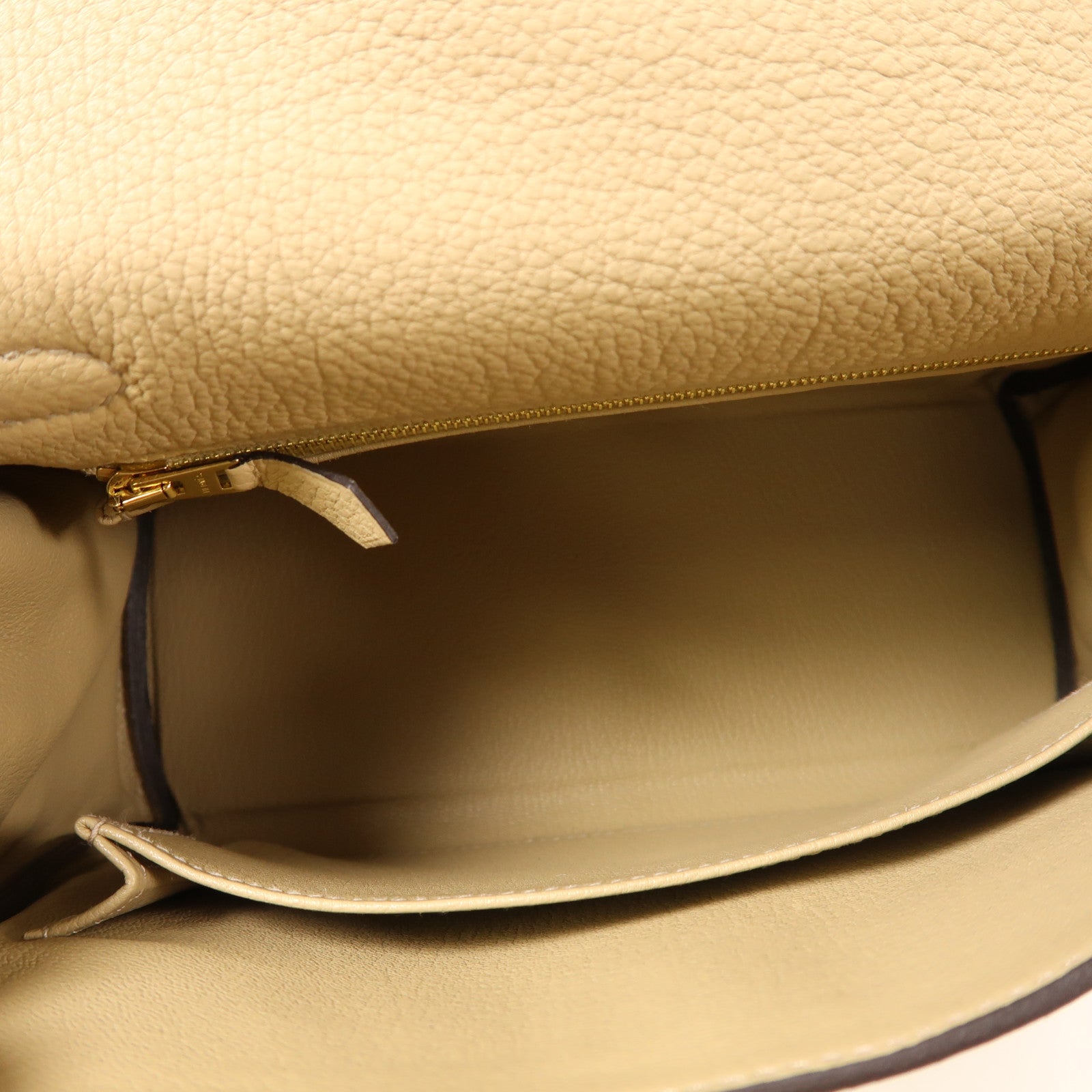 HERMES Togo皮革Kelly II 25金扣手挽肩背兩用袋Trench