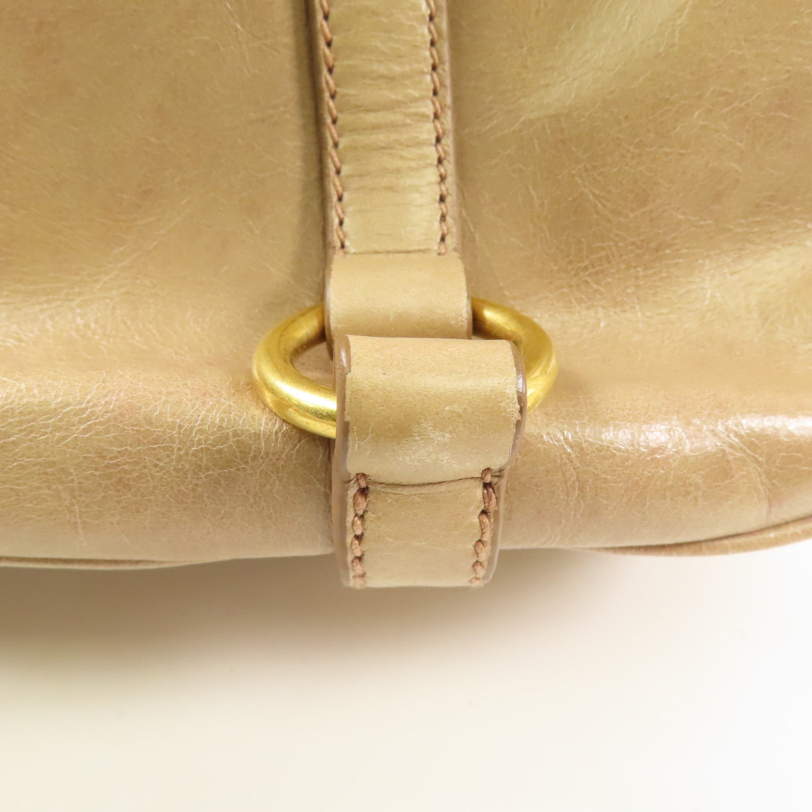 Miu Miu 牛皮皮革Shoulder Bag金扣手挽肩背兩用袋