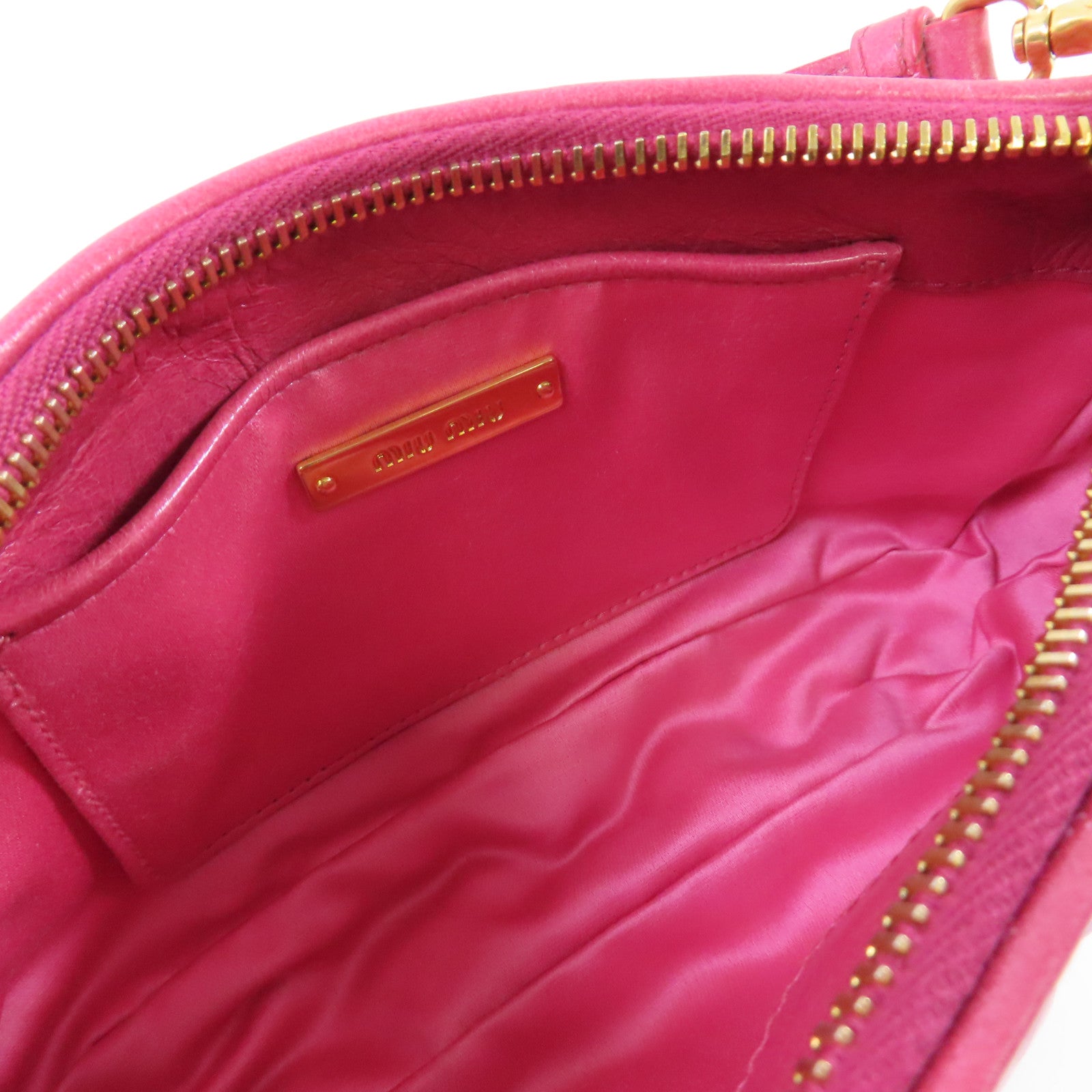 Miu Miu 牛皮皮革Hand Bag金扣手挽袋